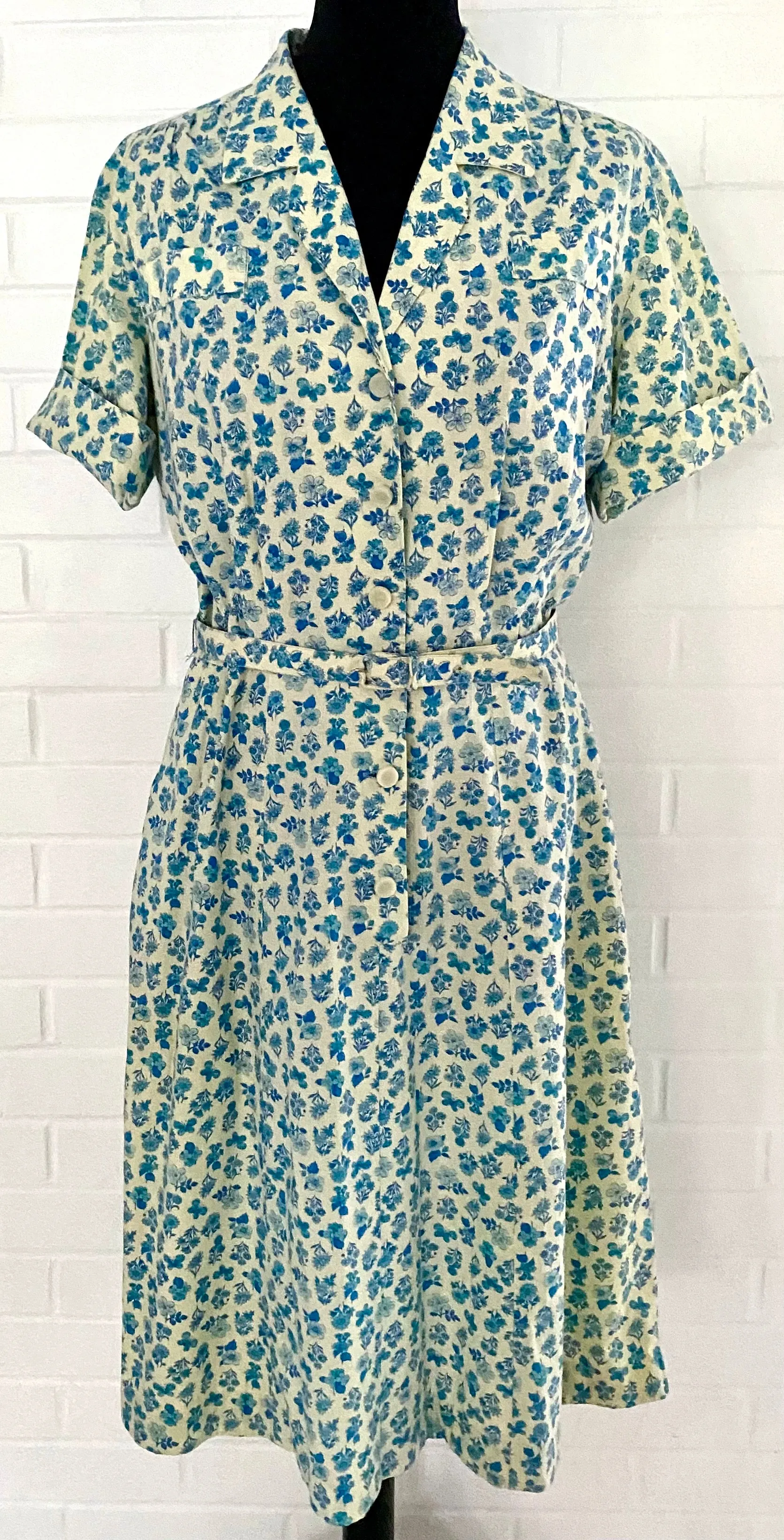 1950s Activi-Tee Belted Shirt Dress