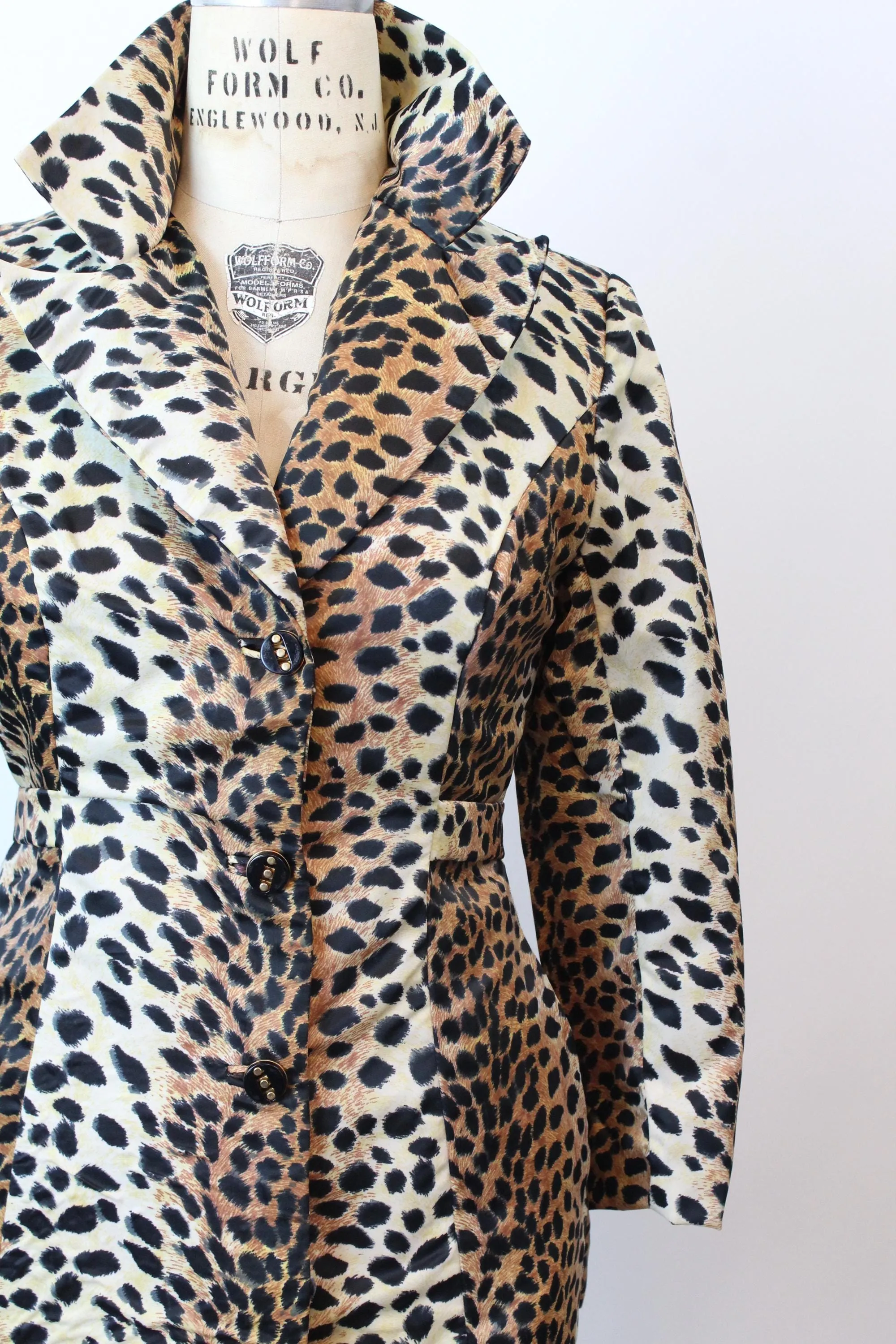 1970s 1975 documented LILLI ANN leopard jacket medium | new fall winter