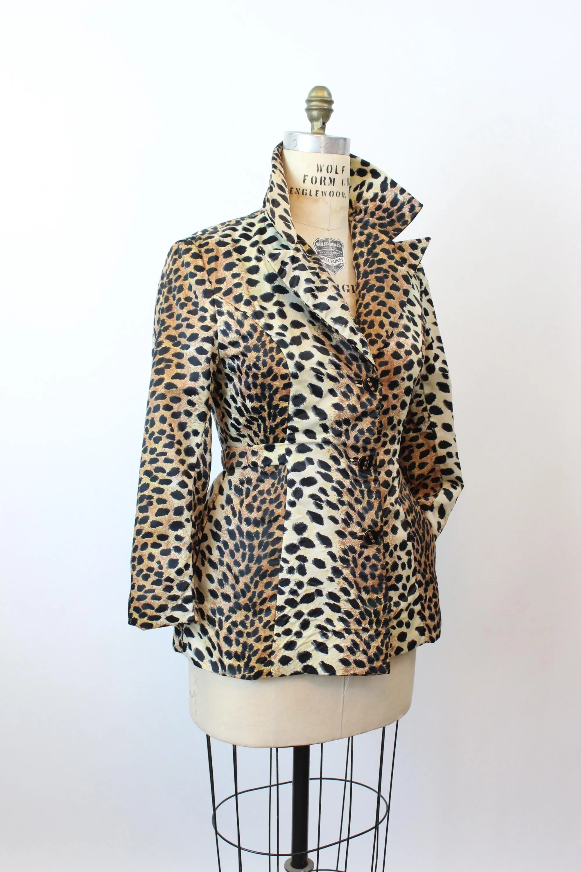 1970s 1975 documented LILLI ANN leopard jacket medium | new fall winter