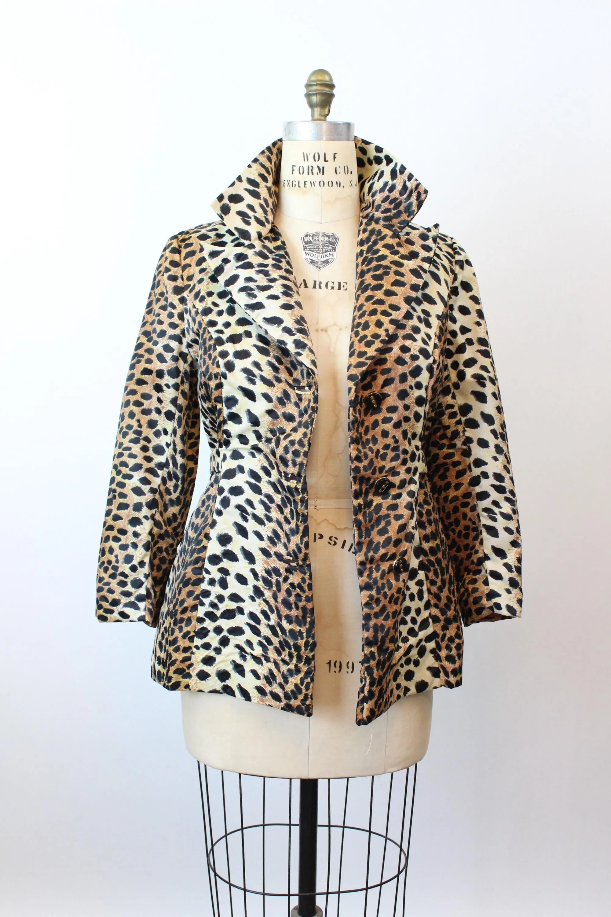 1970s 1975 documented LILLI ANN leopard jacket medium | new fall winter