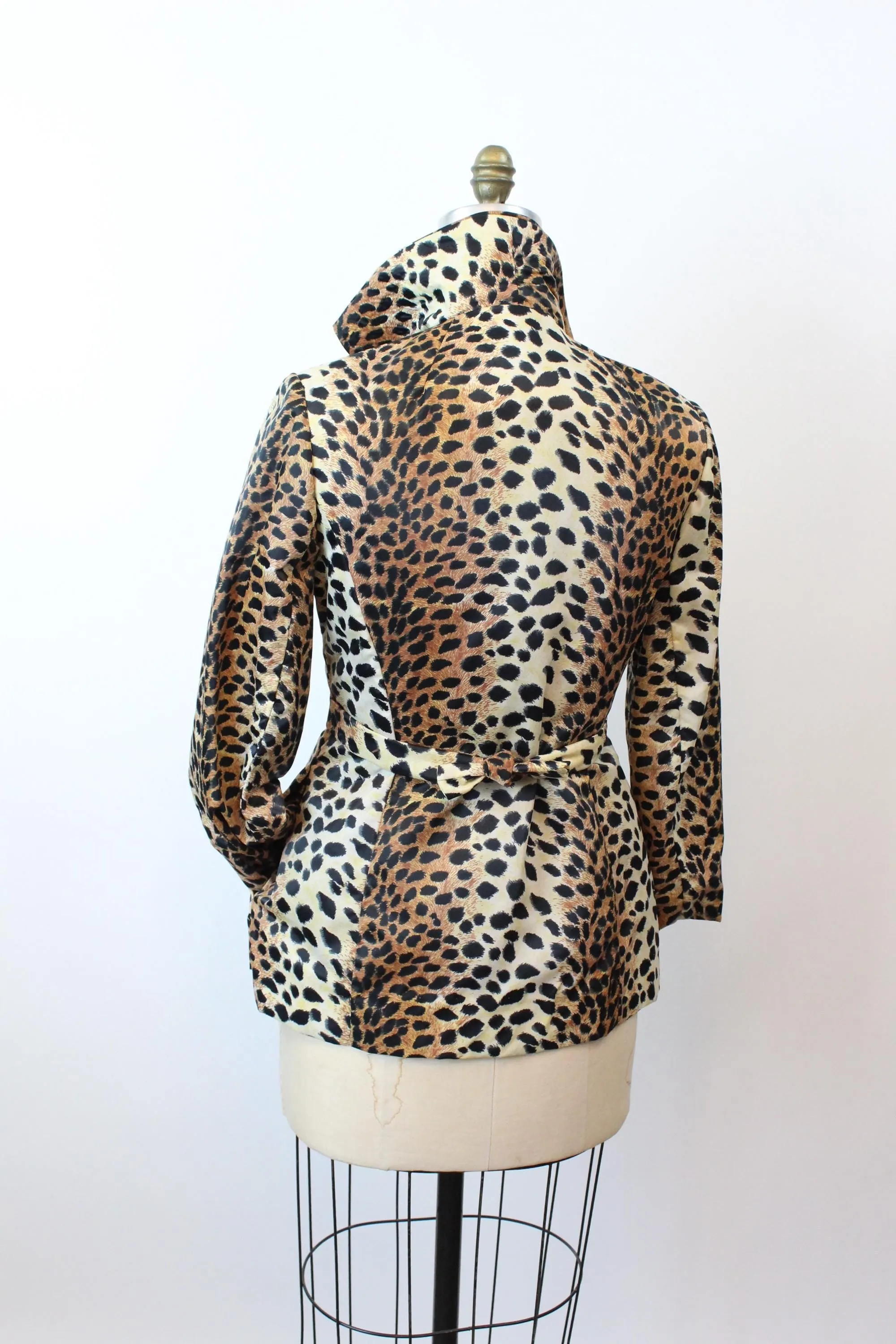 1970s 1975 documented LILLI ANN leopard jacket medium | new fall winter