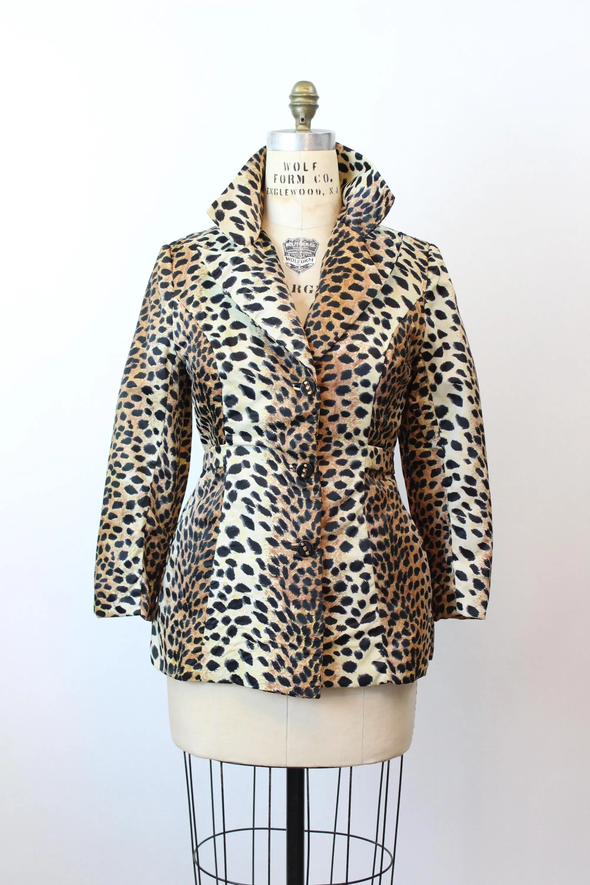 1970s 1975 documented LILLI ANN leopard jacket medium | new fall winter