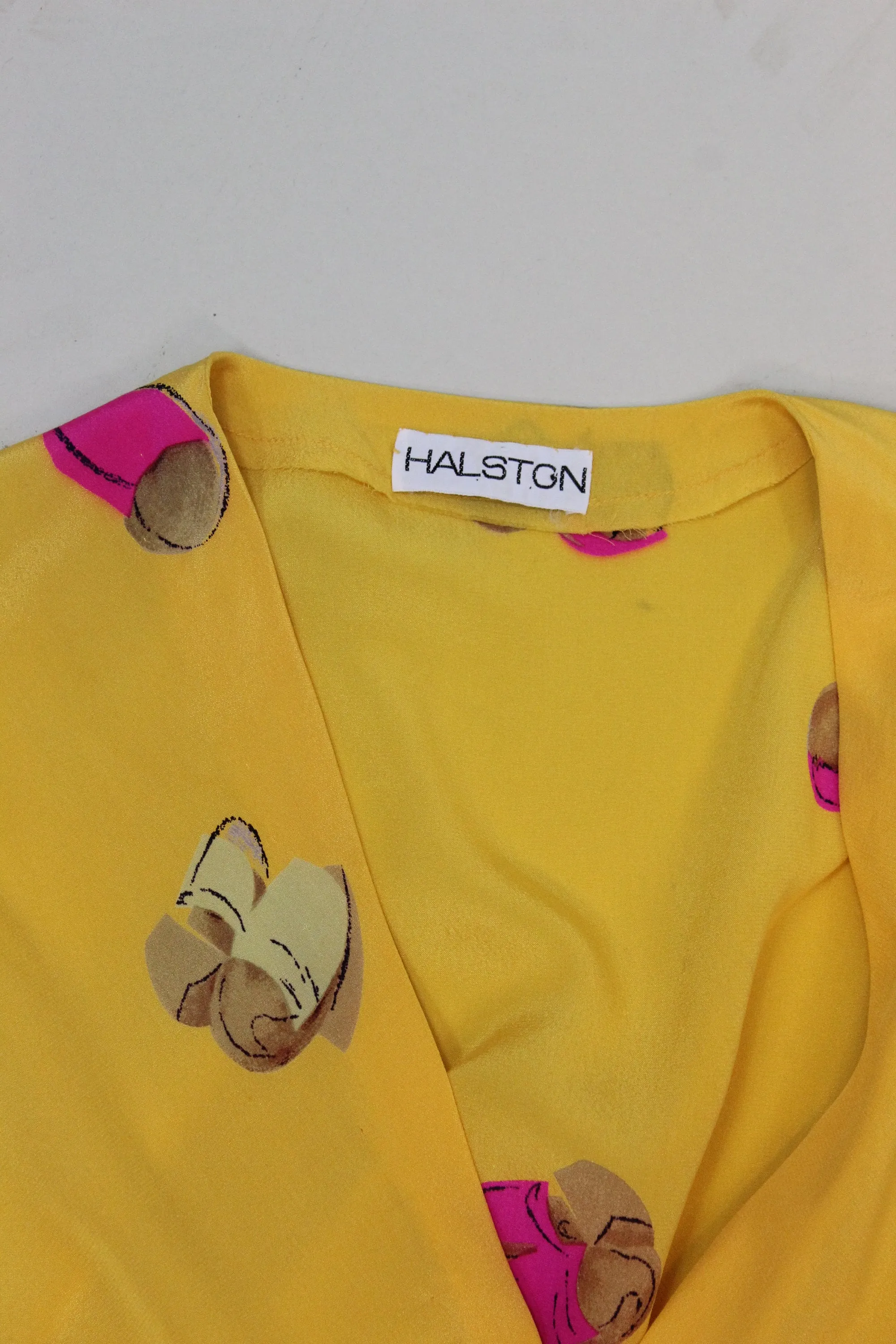 1970s HALSTON silk dress small medium | new spring summer