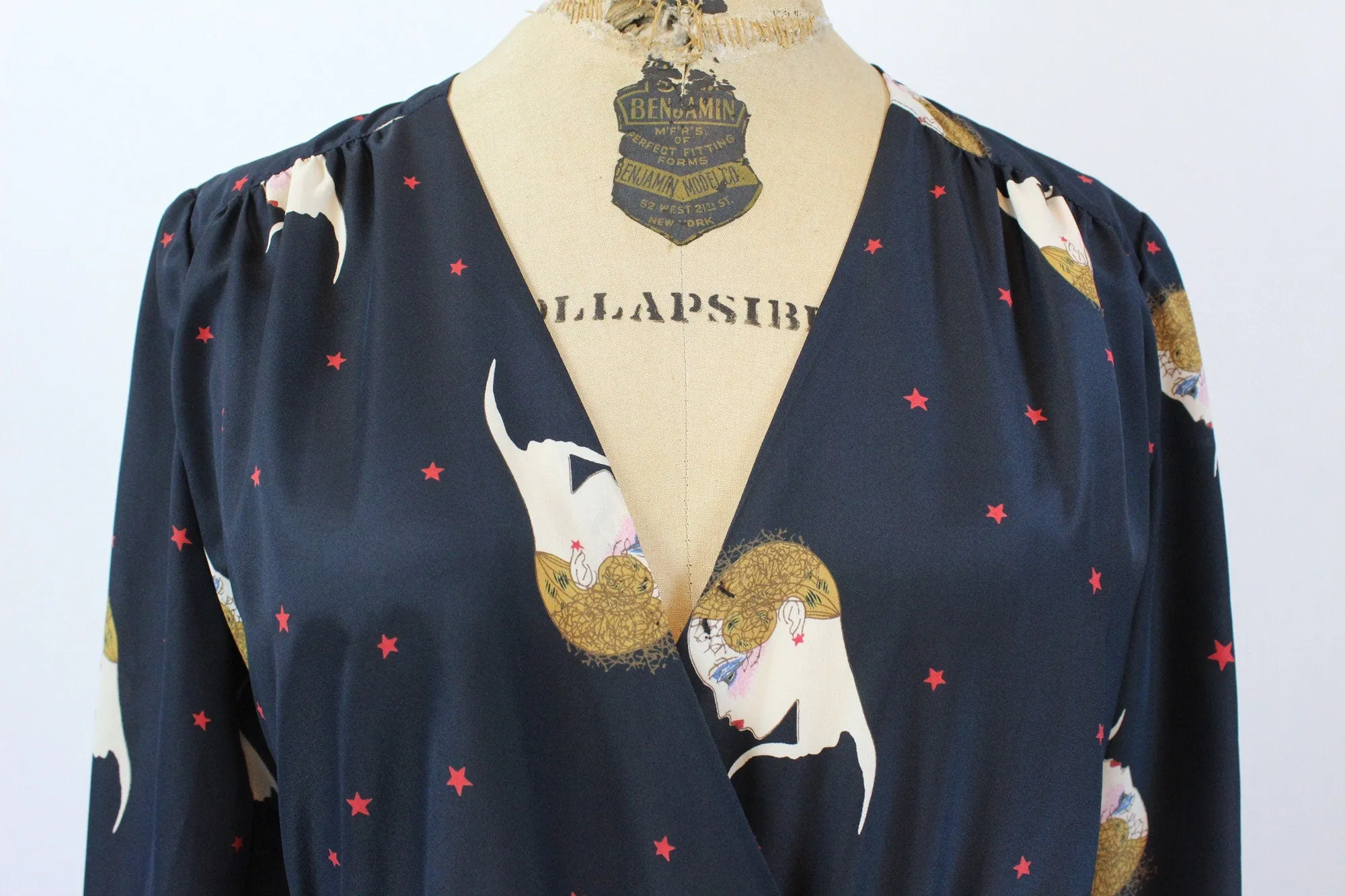1980s HANAE MORI DECO girl dress small medium | new spring summer