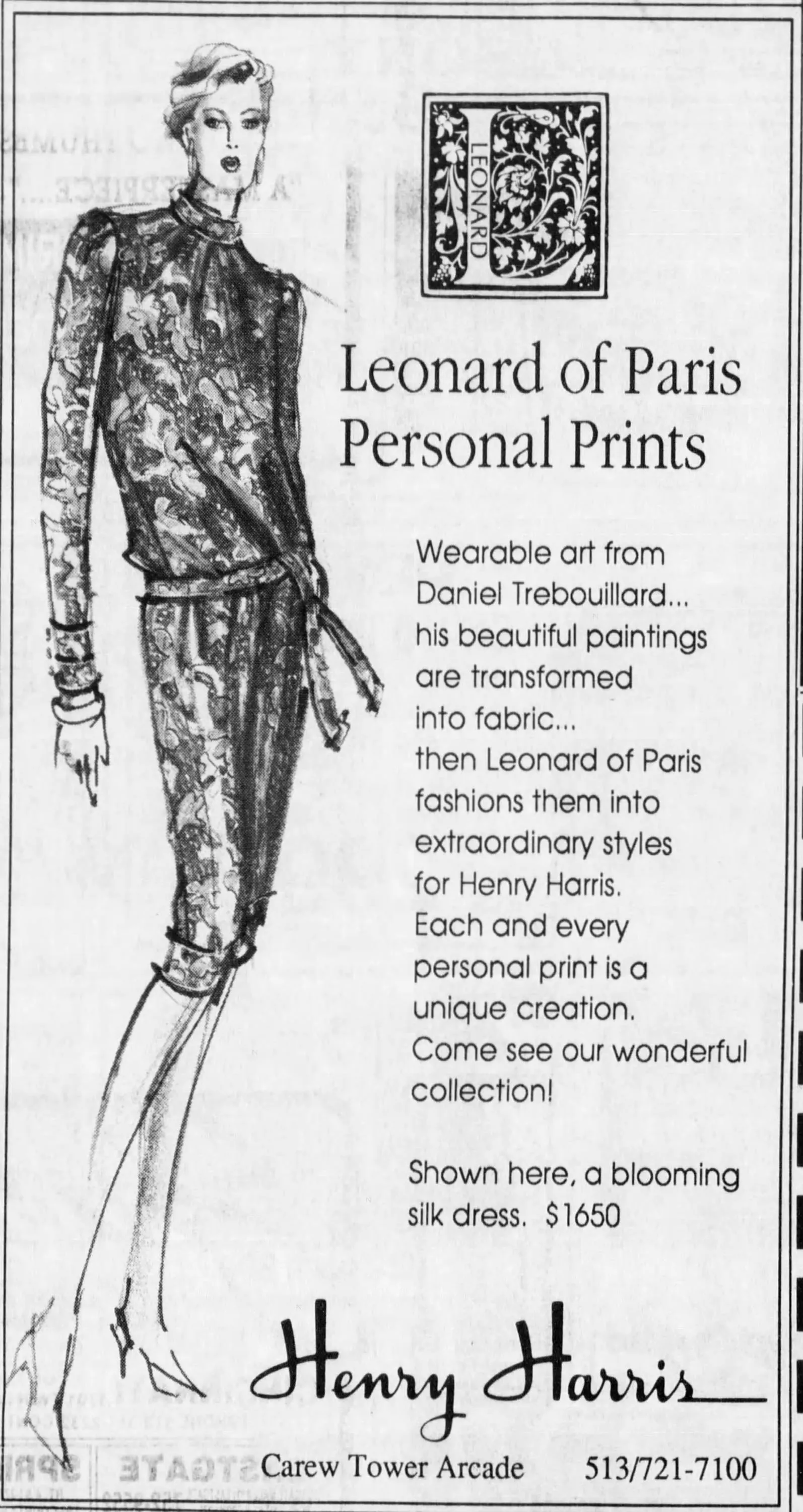 1980s LEONARD OF PARIS dropwaist silk jersey dress small medium | new fall winter