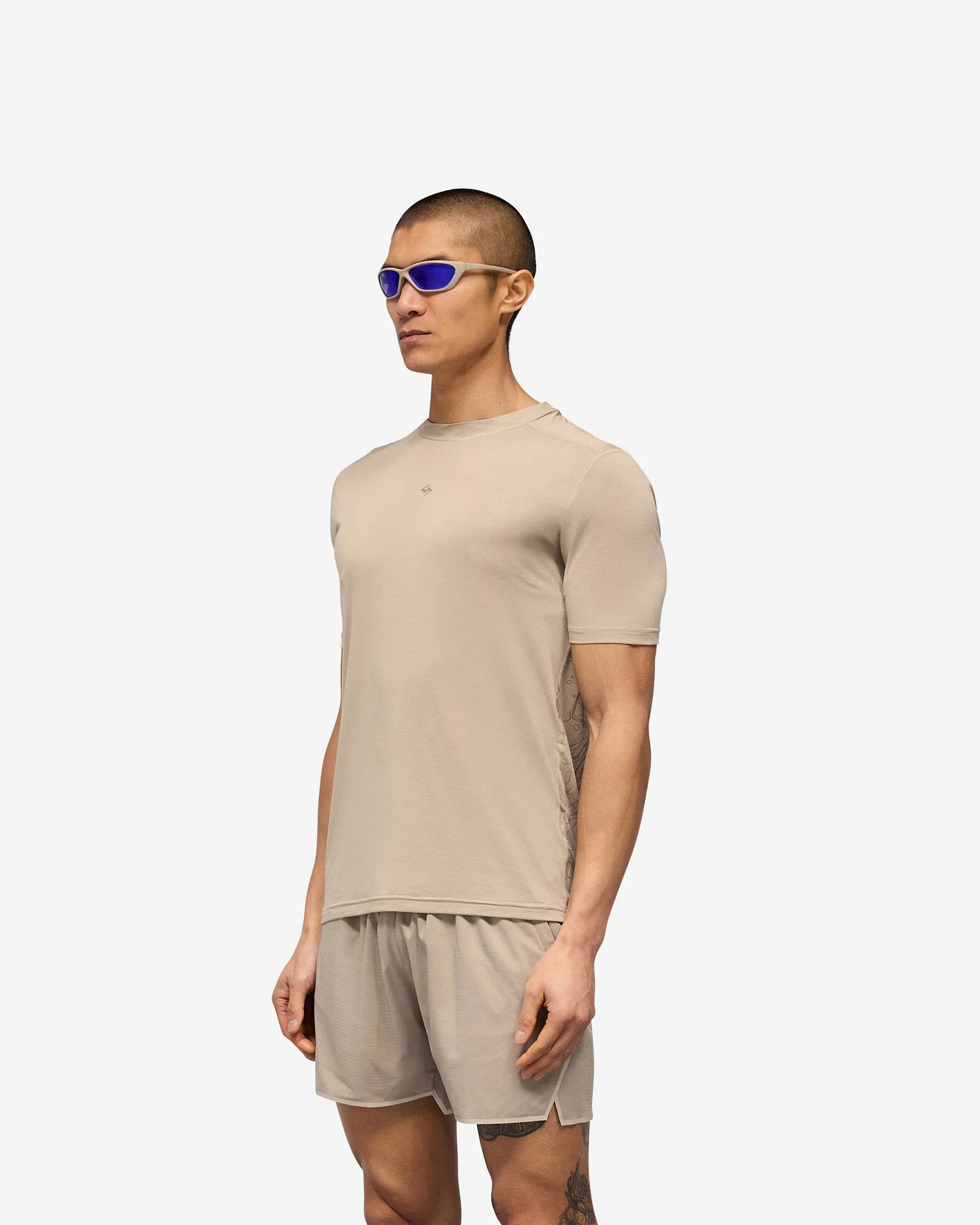 247 Contour Run T-Shirt - Pebble