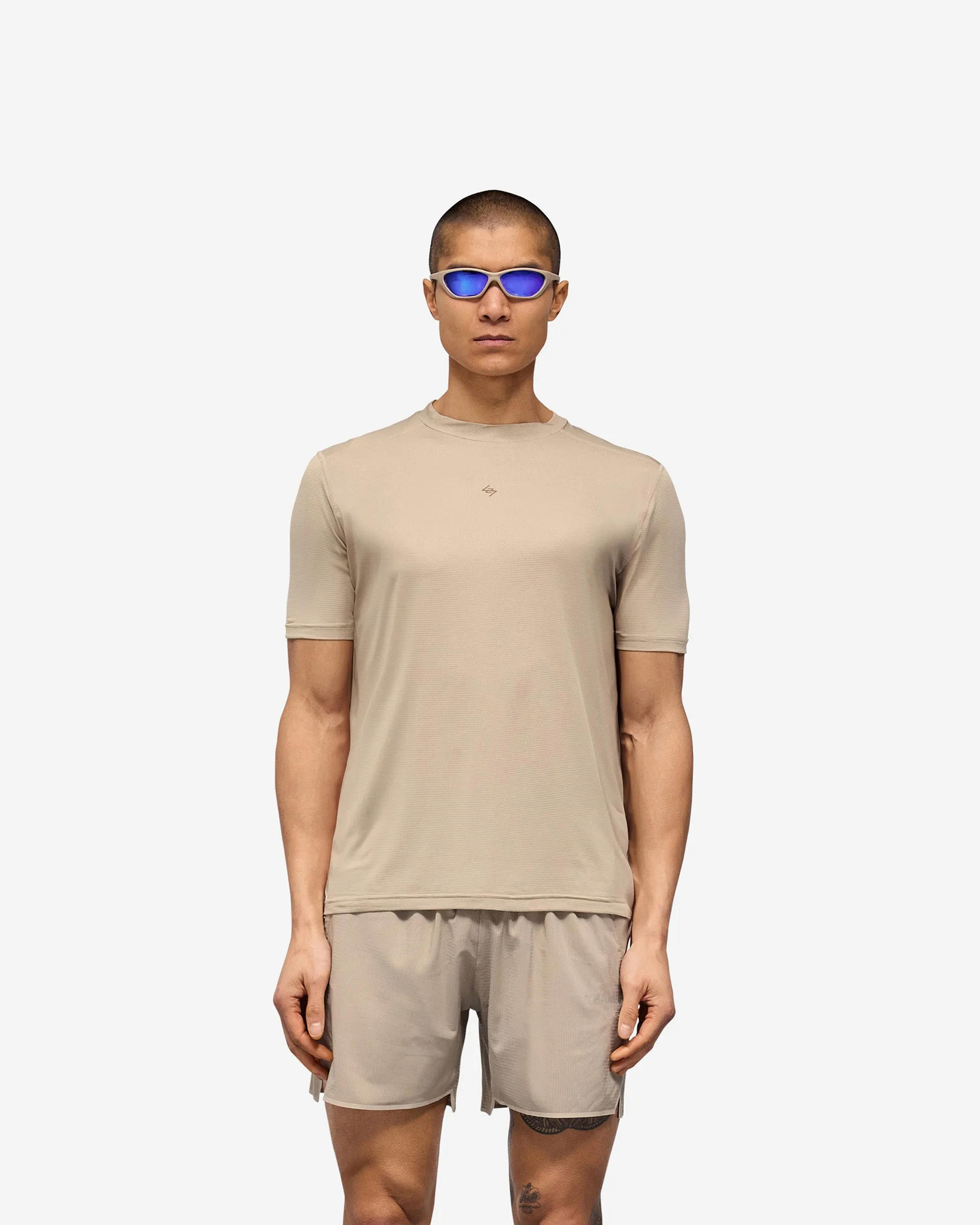 247 Contour Run T-Shirt - Pebble