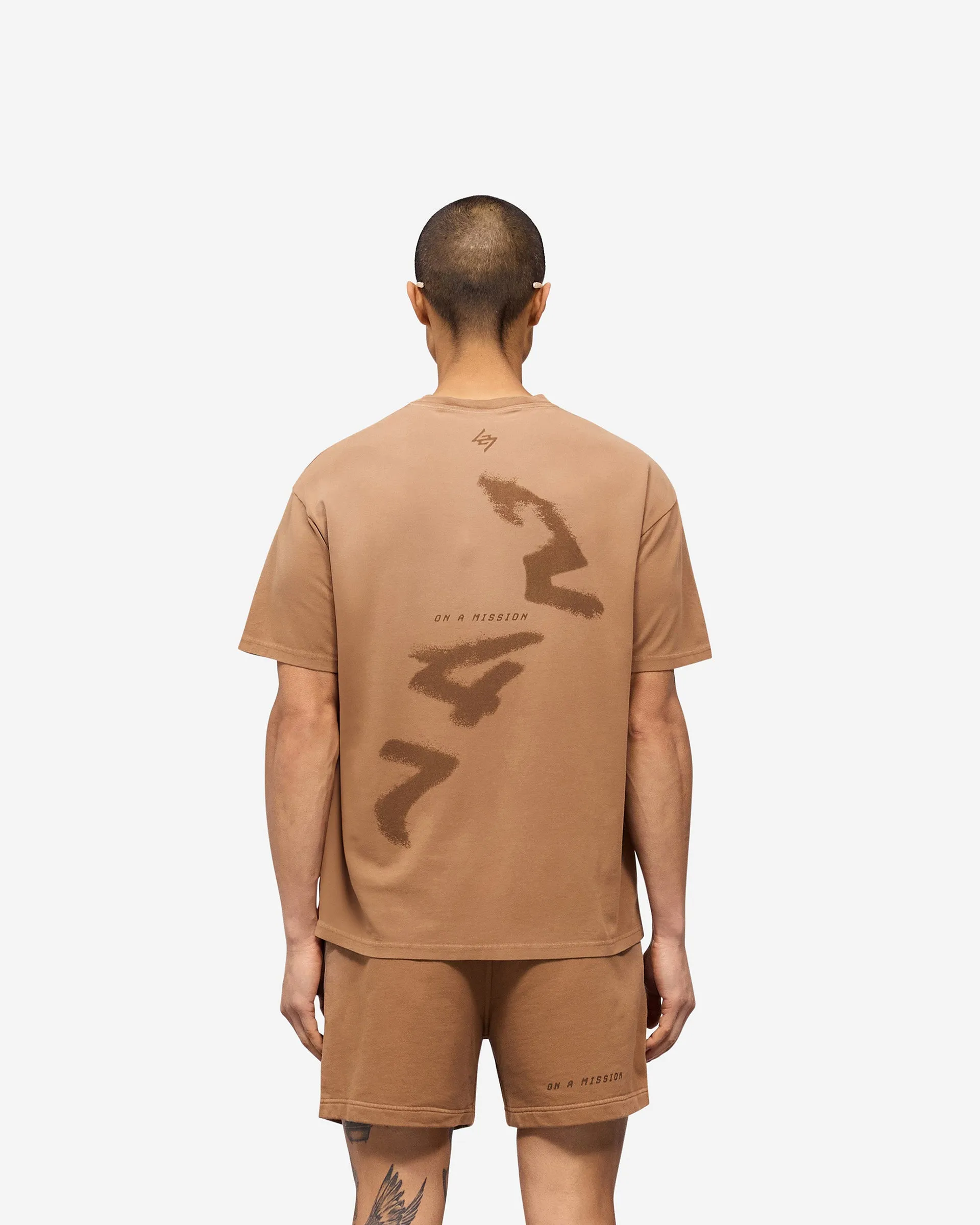 247 Motion Oversized T-Shirt - Rust