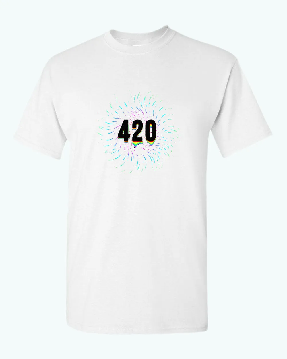 420 tik tok color t-shirt