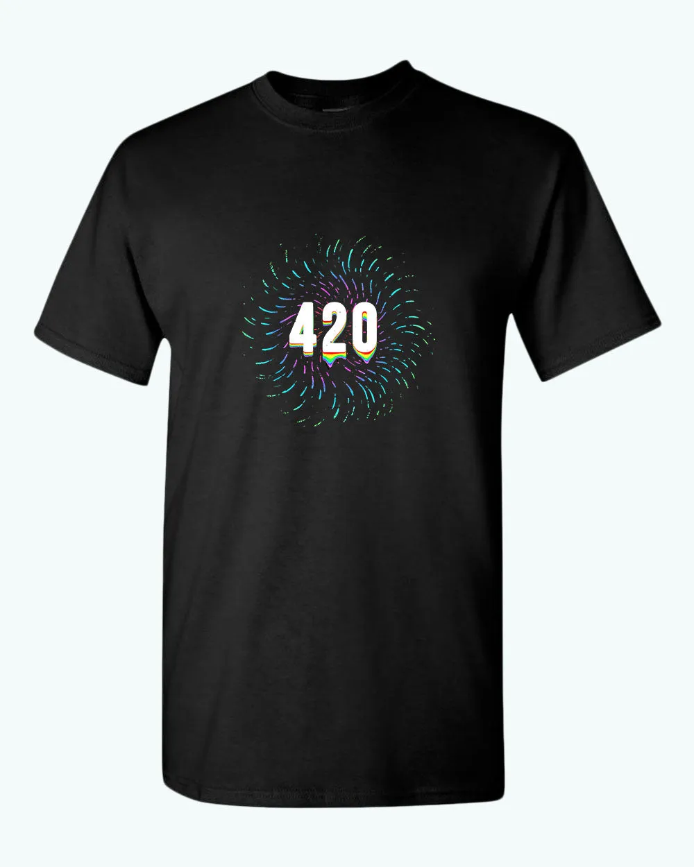 420 tik tok color t-shirt