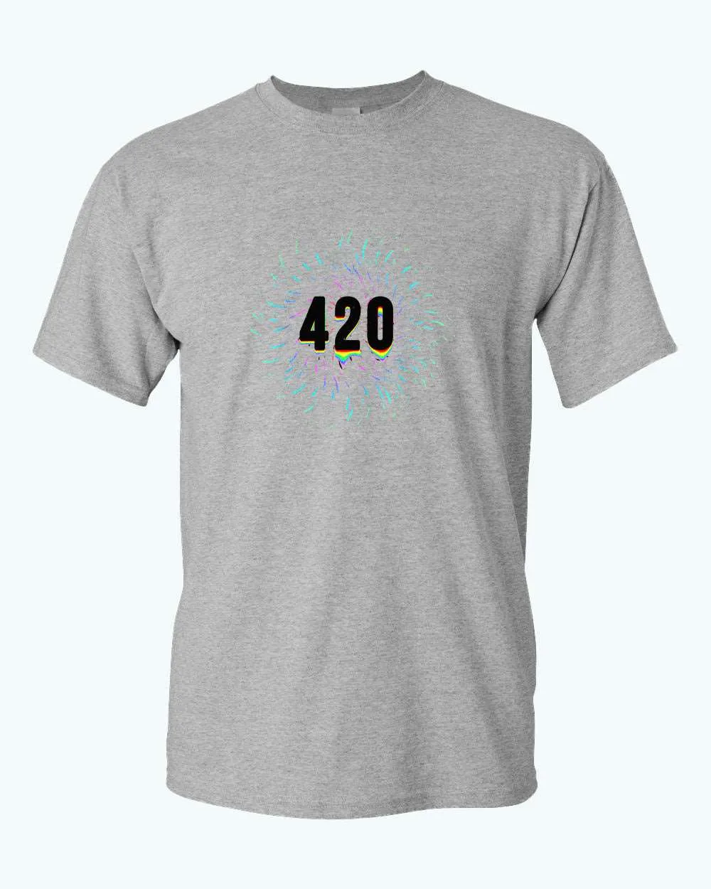 420 tik tok color t-shirt