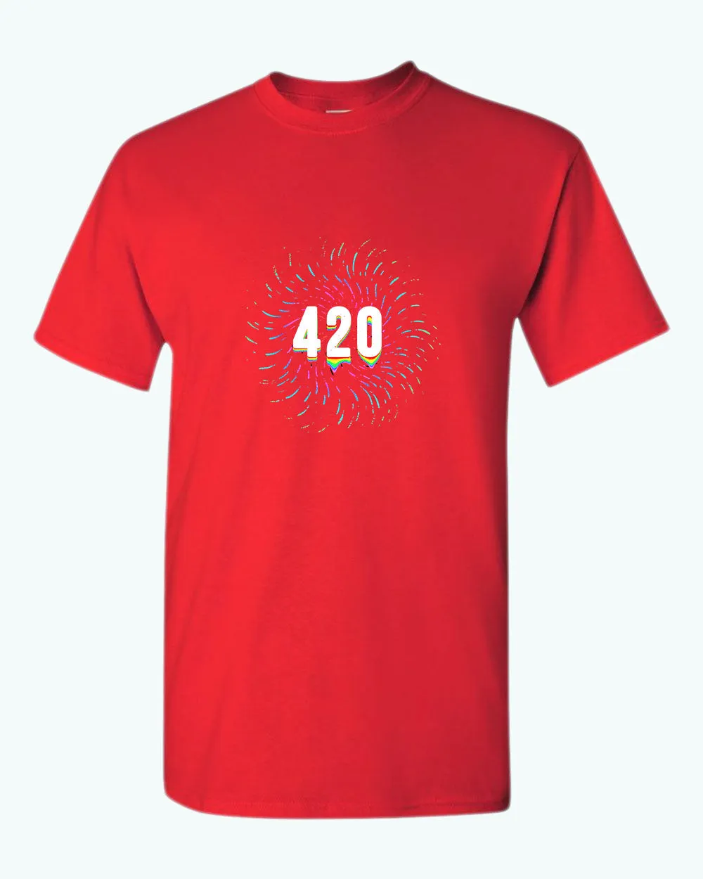 420 tik tok color t-shirt