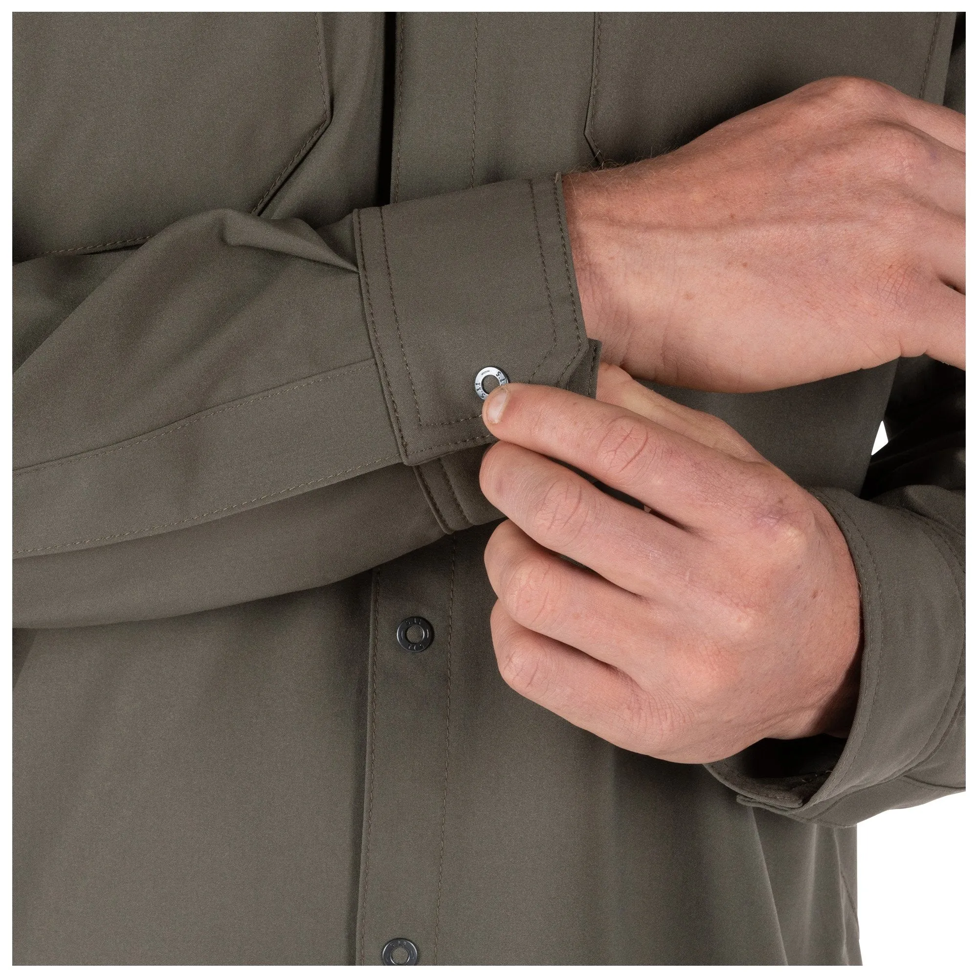 5.11 Freedom Flex Woven Long Sleeve Shirt Black