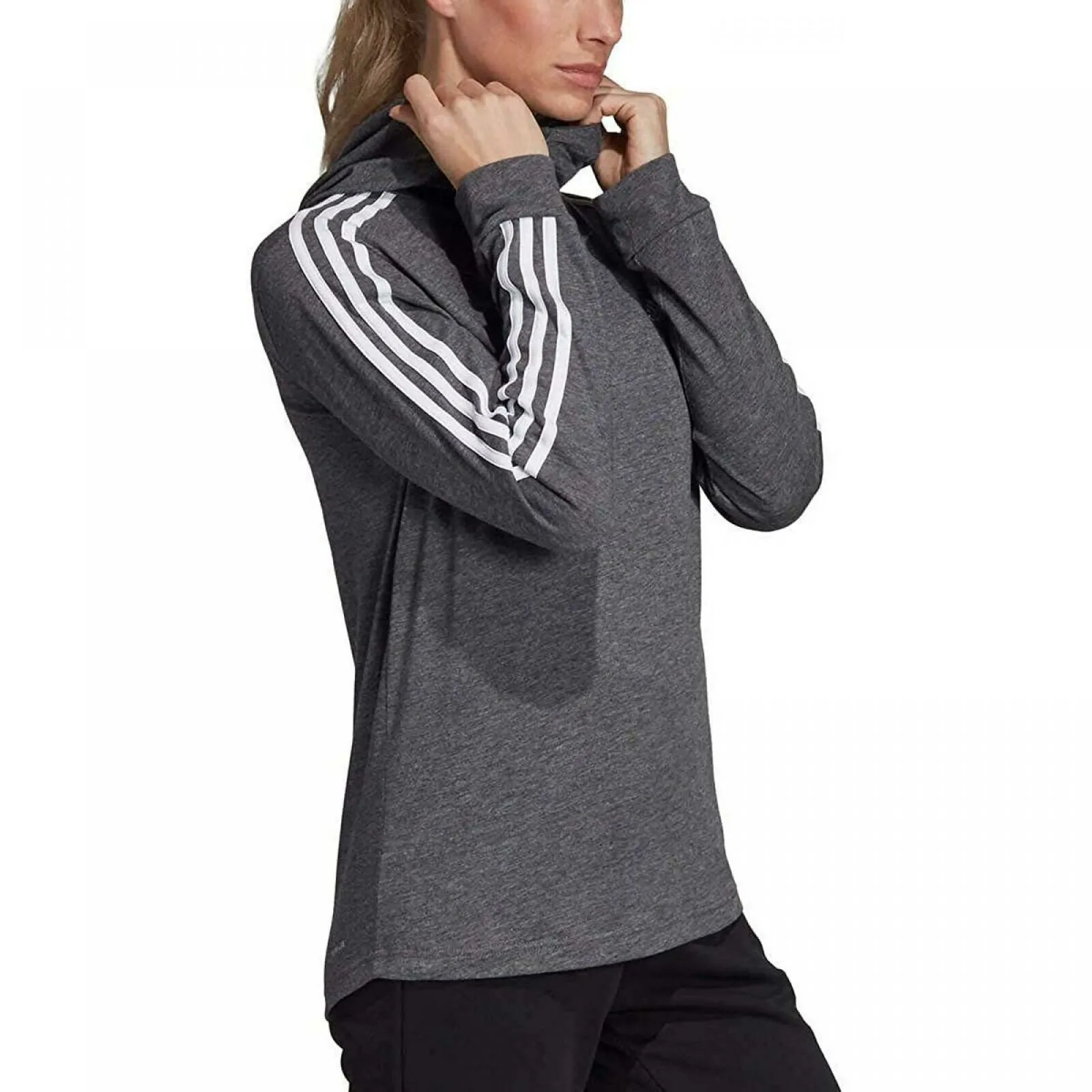Adidas Women's Transition Lightweight Jersey Knit Hoody T-Shirt