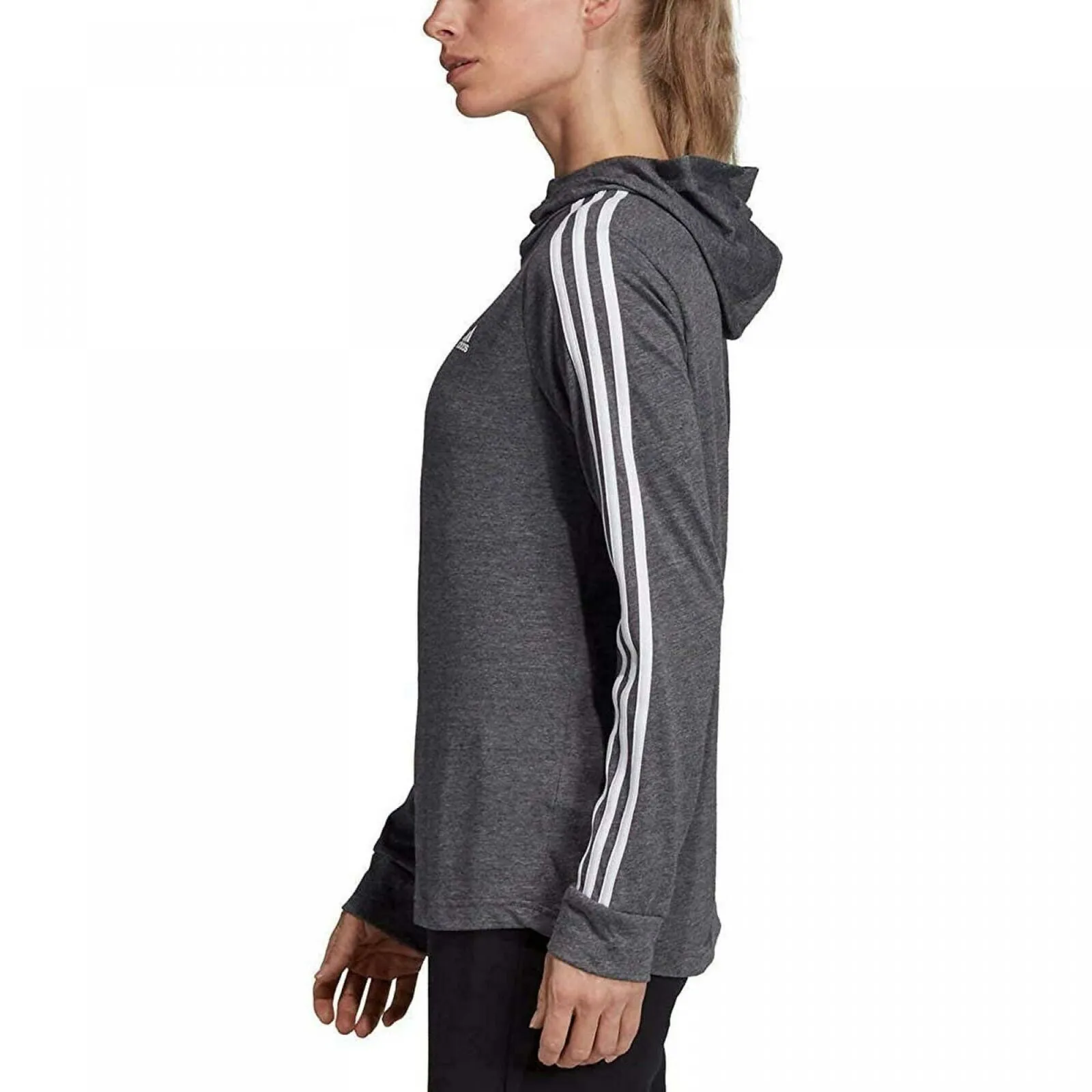 Adidas Women's Transition Lightweight Jersey Knit Hoody T-Shirt