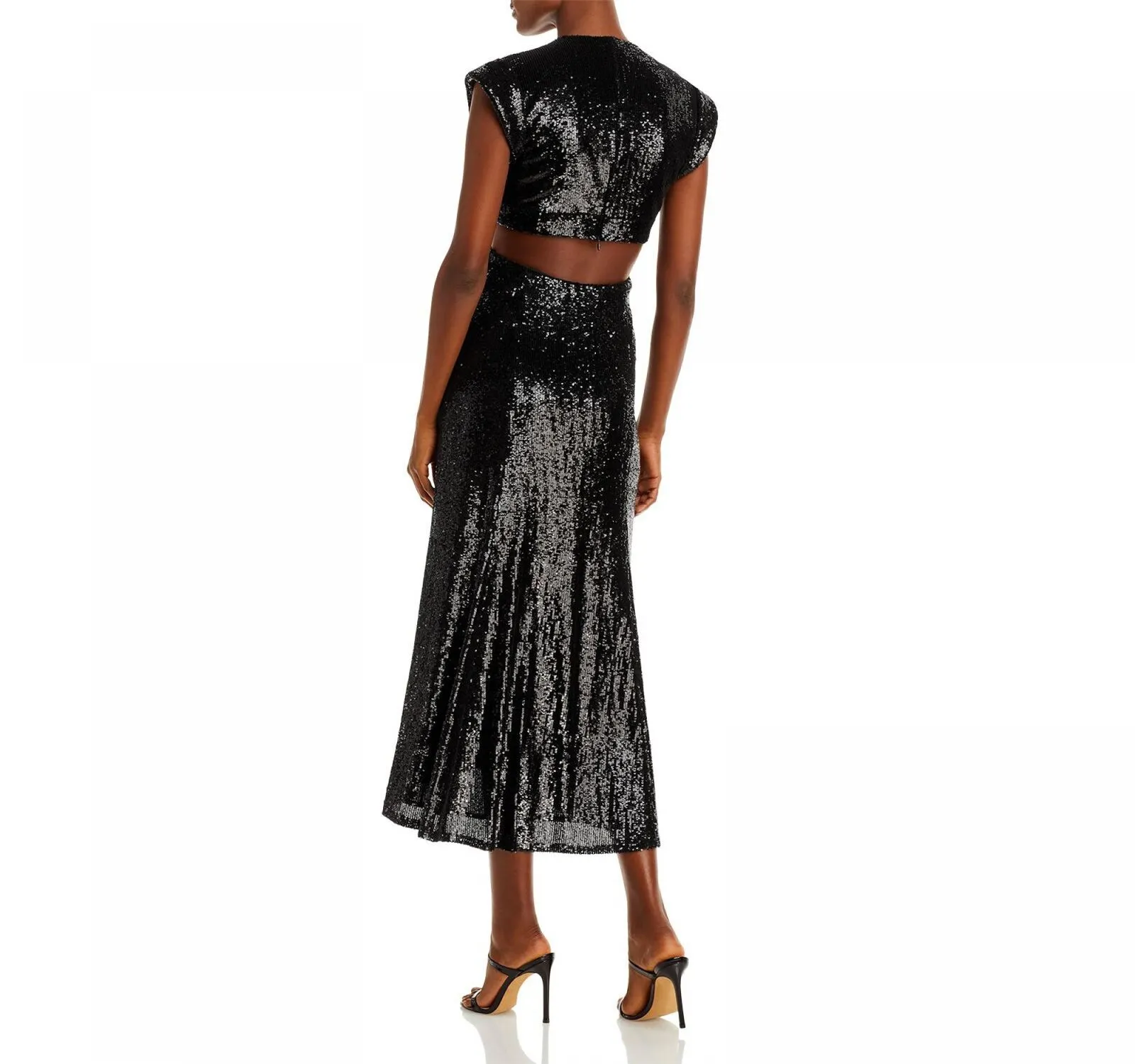 A.L.C. Women's Alexis Cut-Out Sequined Midi Dress 6DRES01800