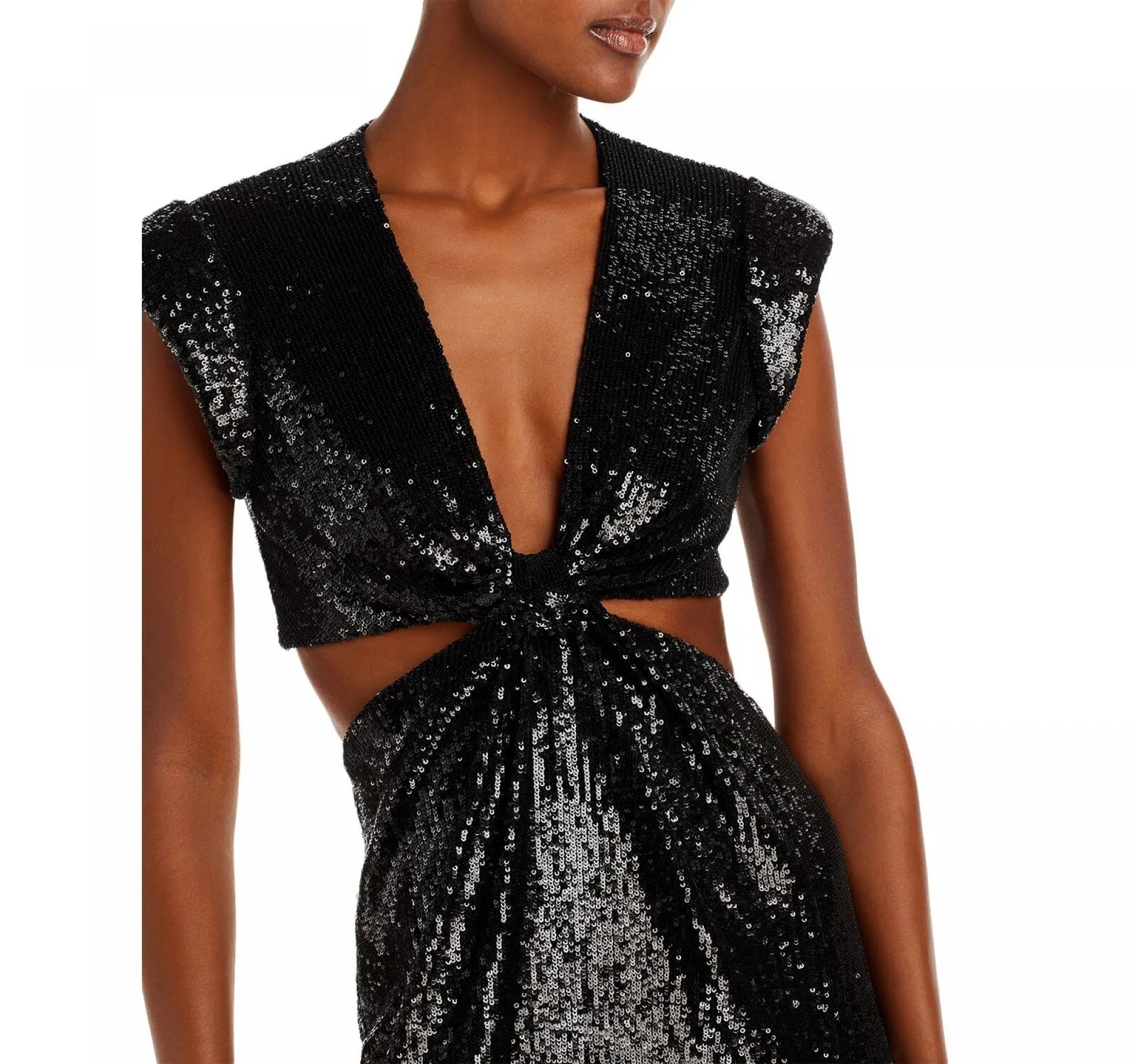 A.L.C. Women's Alexis Cut-Out Sequined Midi Dress 6DRES01800