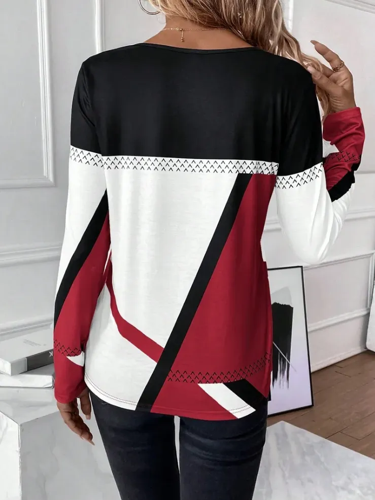 Althea - women's long-sleeved shirt, loose and stylish
