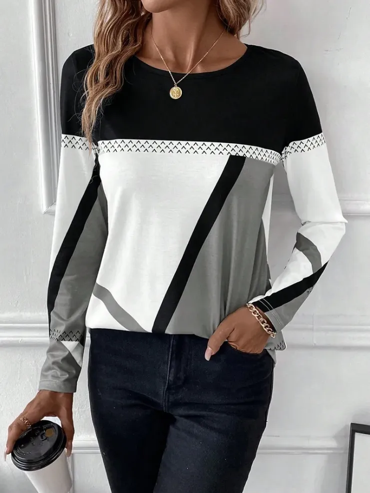 Althea - women's long-sleeved shirt, loose and stylish