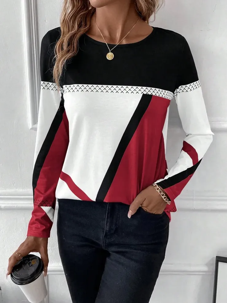 Althea - women's long-sleeved shirt, loose and stylish