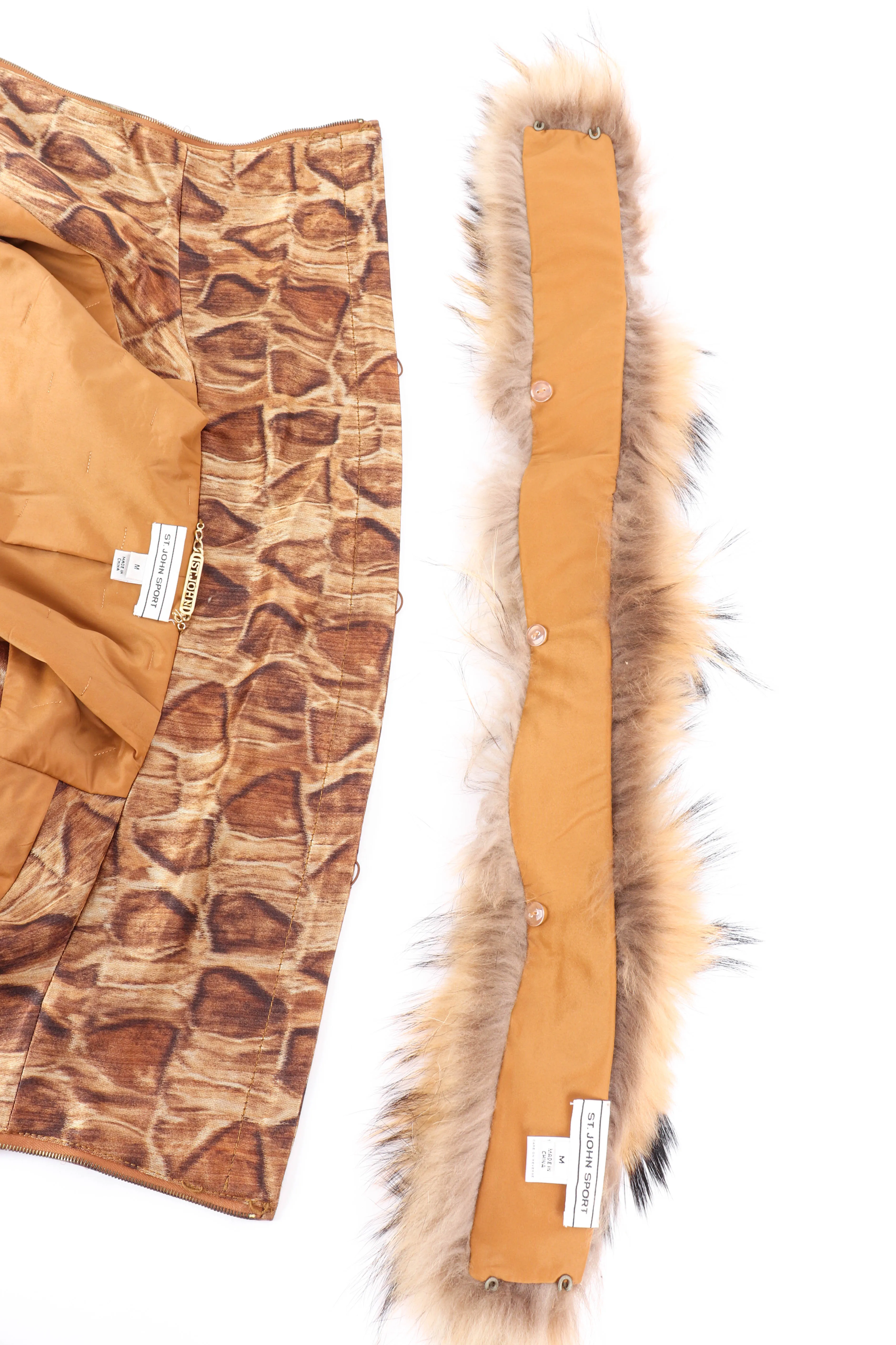 Animal Print Fur Vest