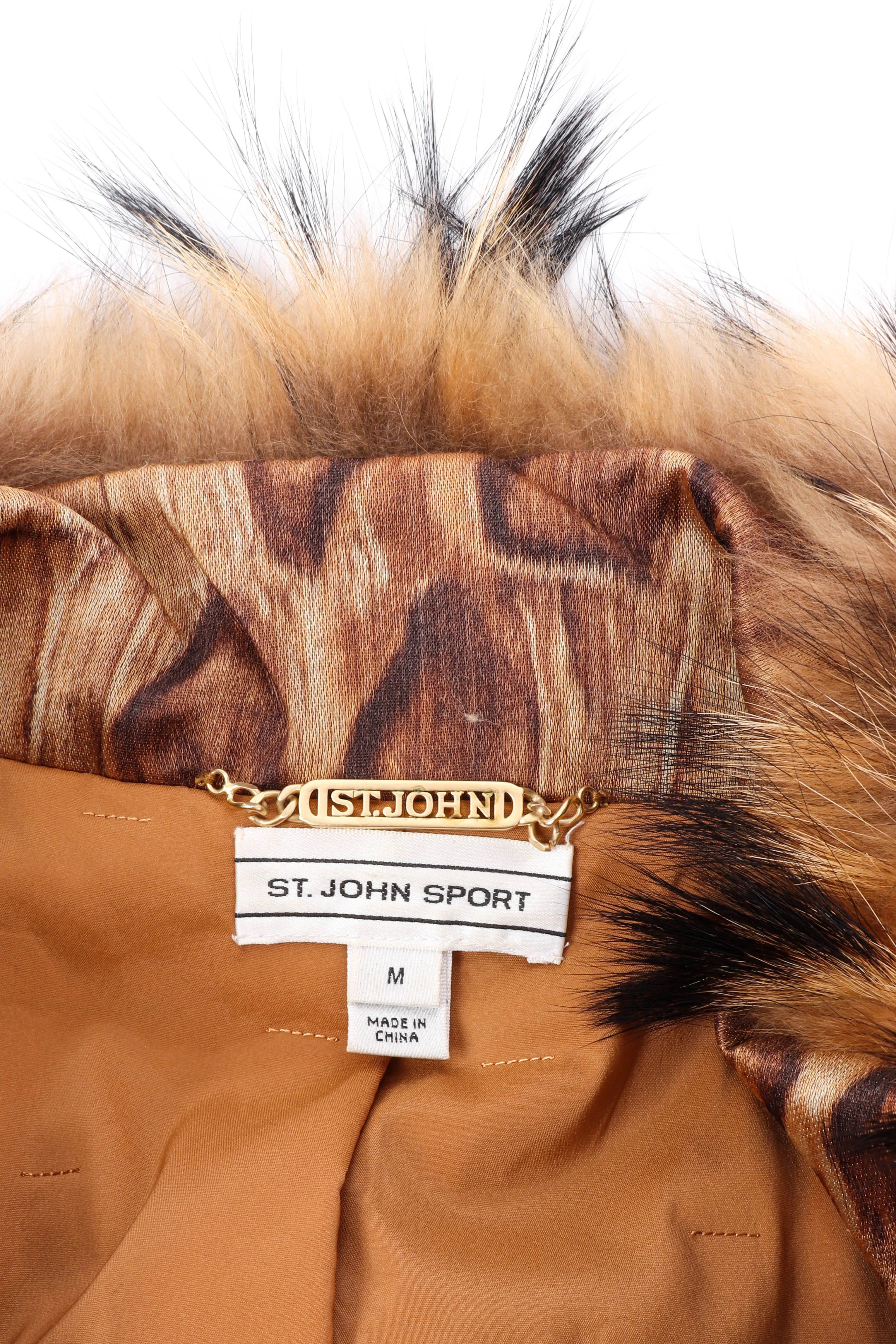 Animal Print Fur Vest