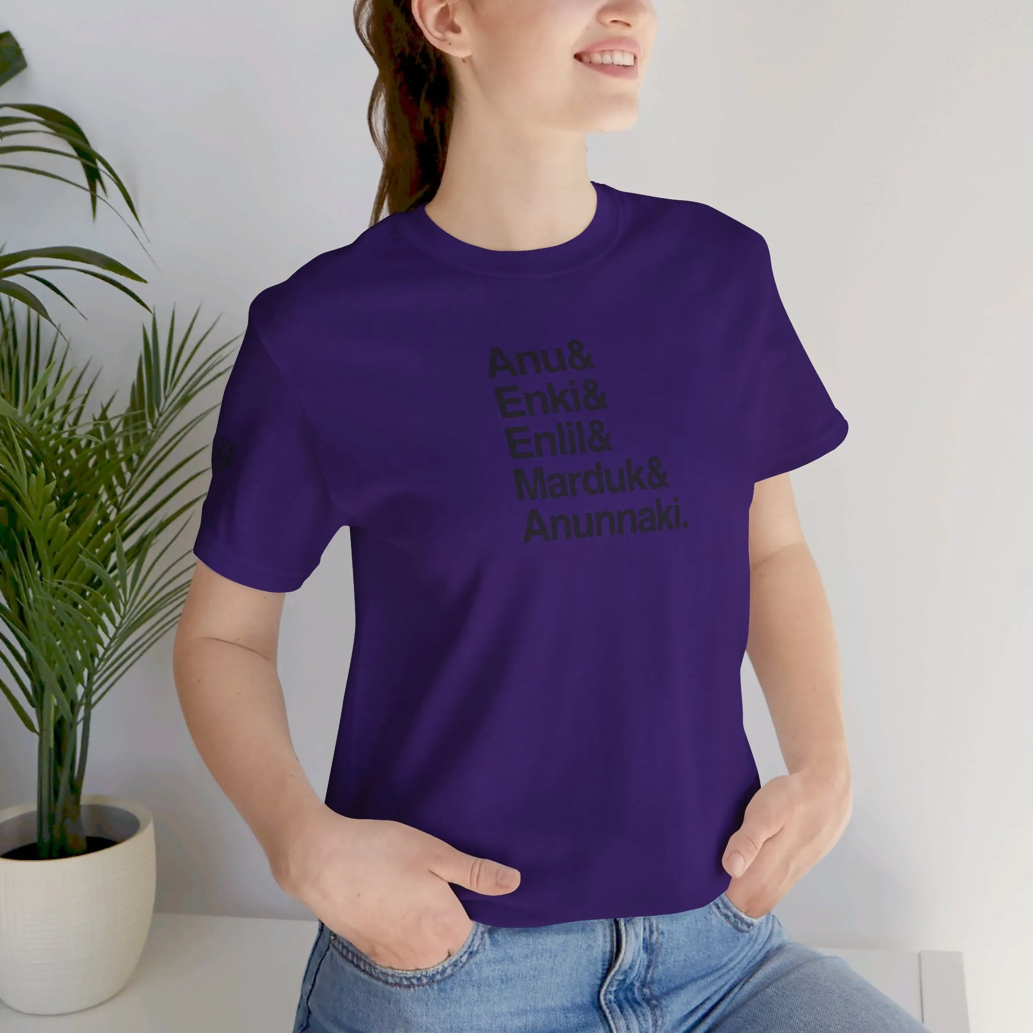 Anunnaki & - Unisex Jersey Short Sleeve Tee