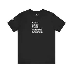 Anunnaki & - Unisex Jersey Short Sleeve Tee