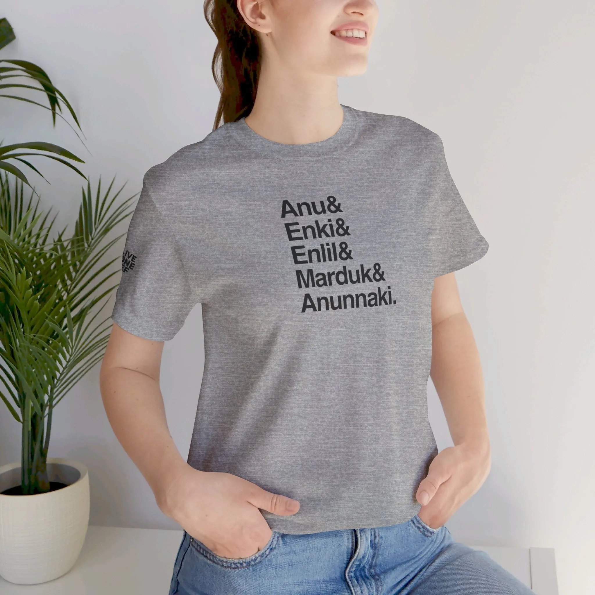 Anunnaki & - Unisex Jersey Short Sleeve Tee