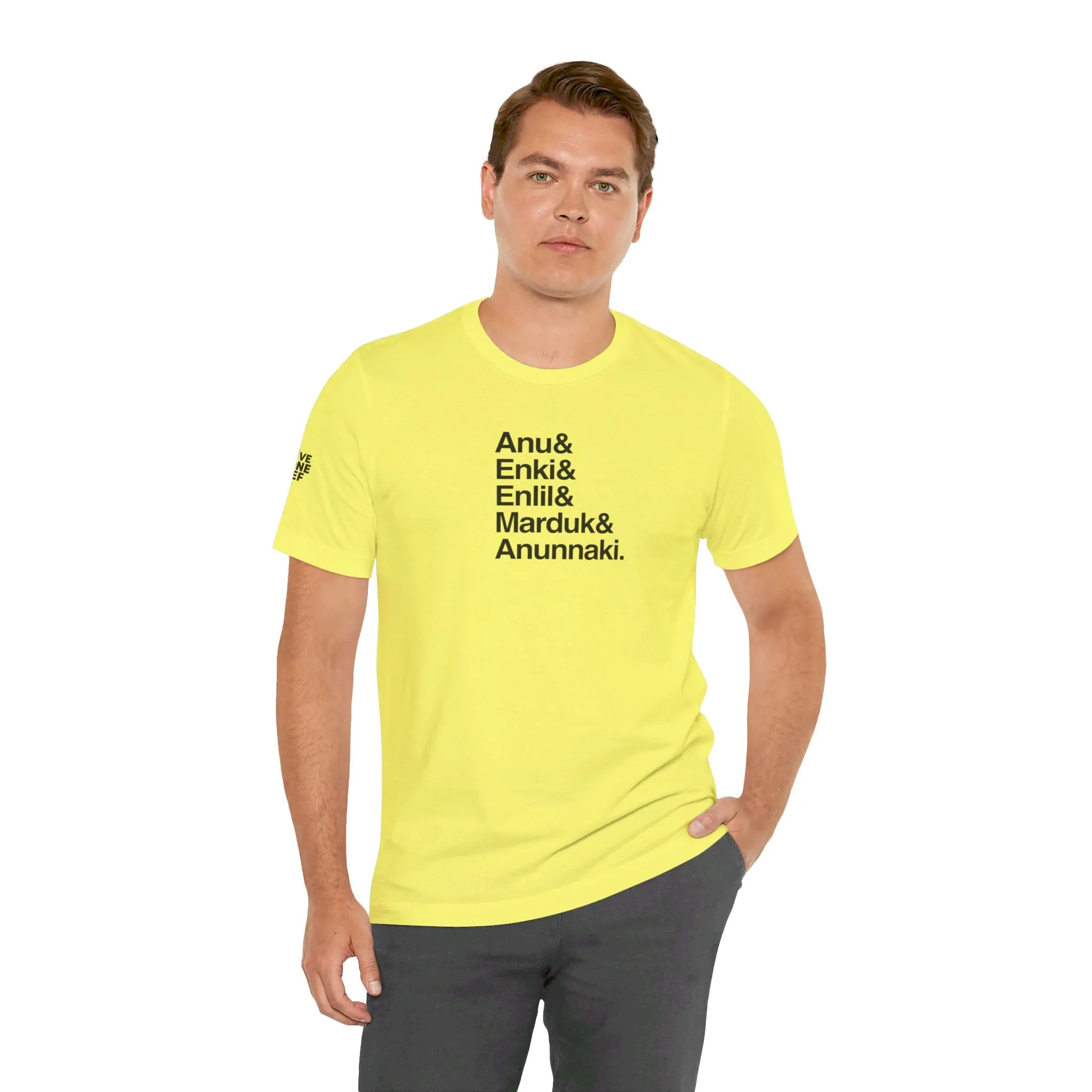 Anunnaki & - Unisex Jersey Short Sleeve Tee