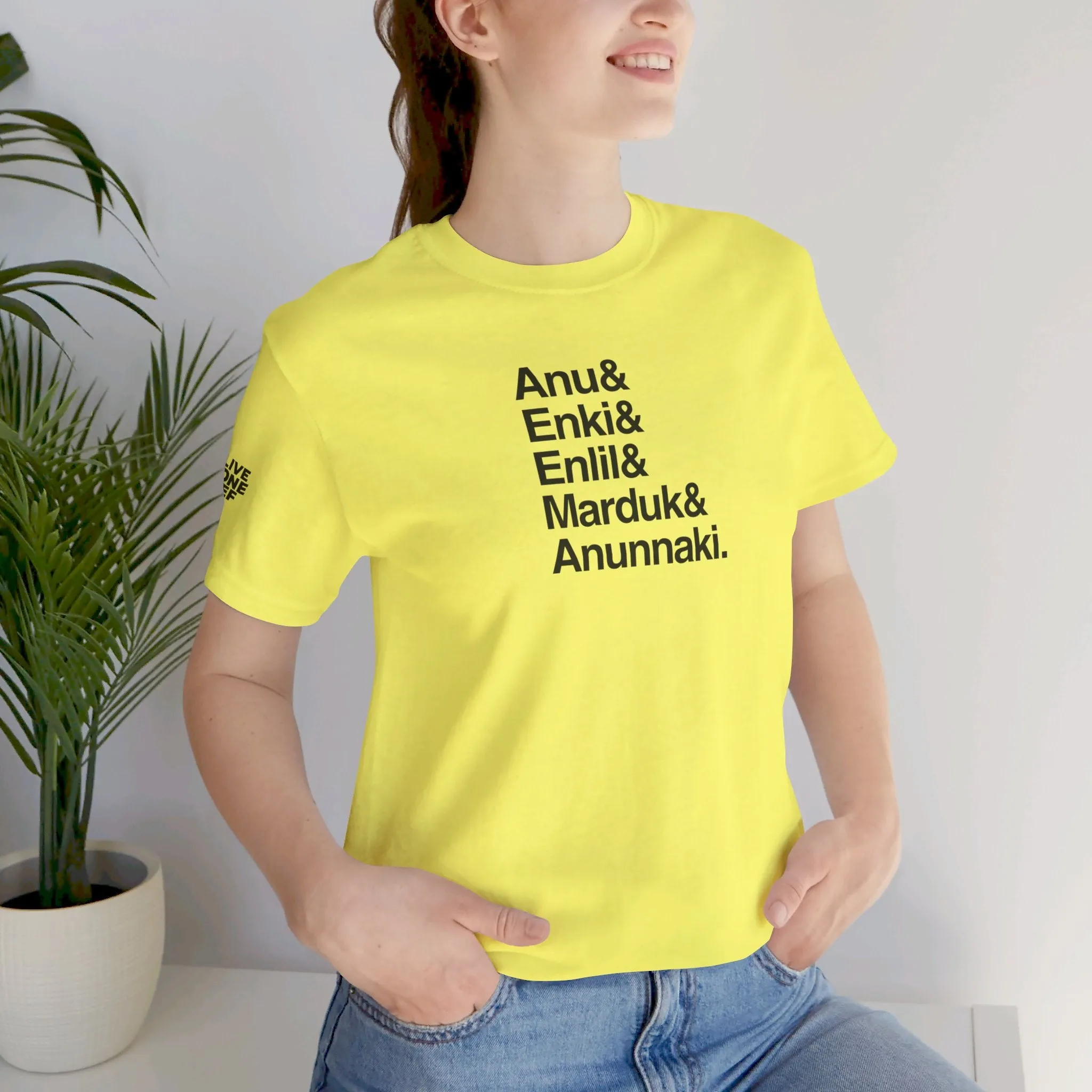 Anunnaki & - Unisex Jersey Short Sleeve Tee