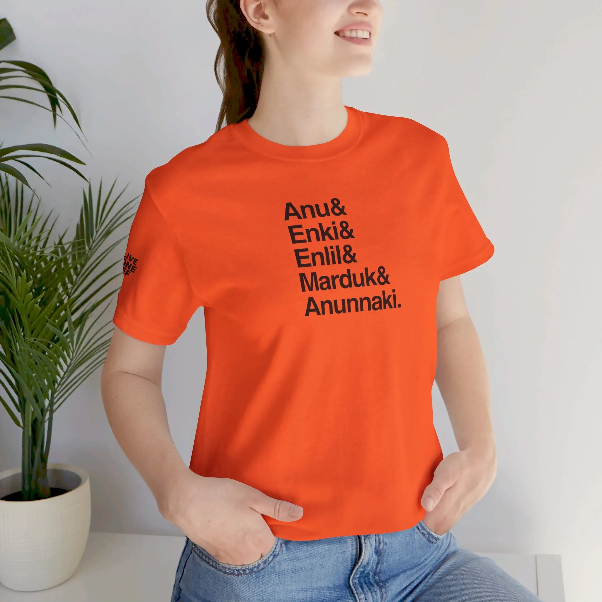 Anunnaki & - Unisex Jersey Short Sleeve Tee