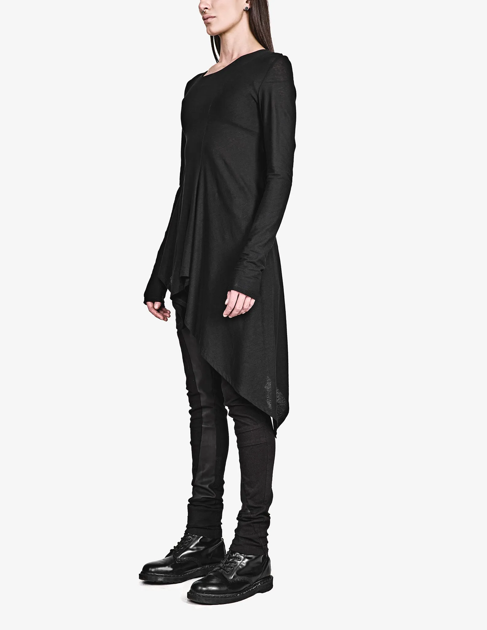 Asymmetric Flared Longsleeve