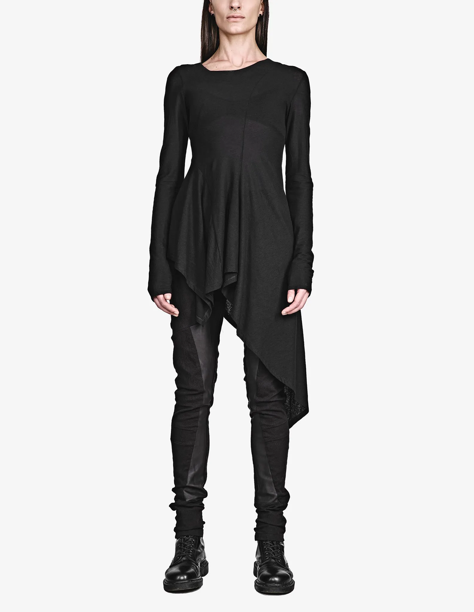 Asymmetric Flared Longsleeve
