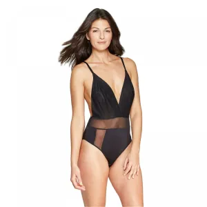Auden Women's Lace Plunge Bodysuit