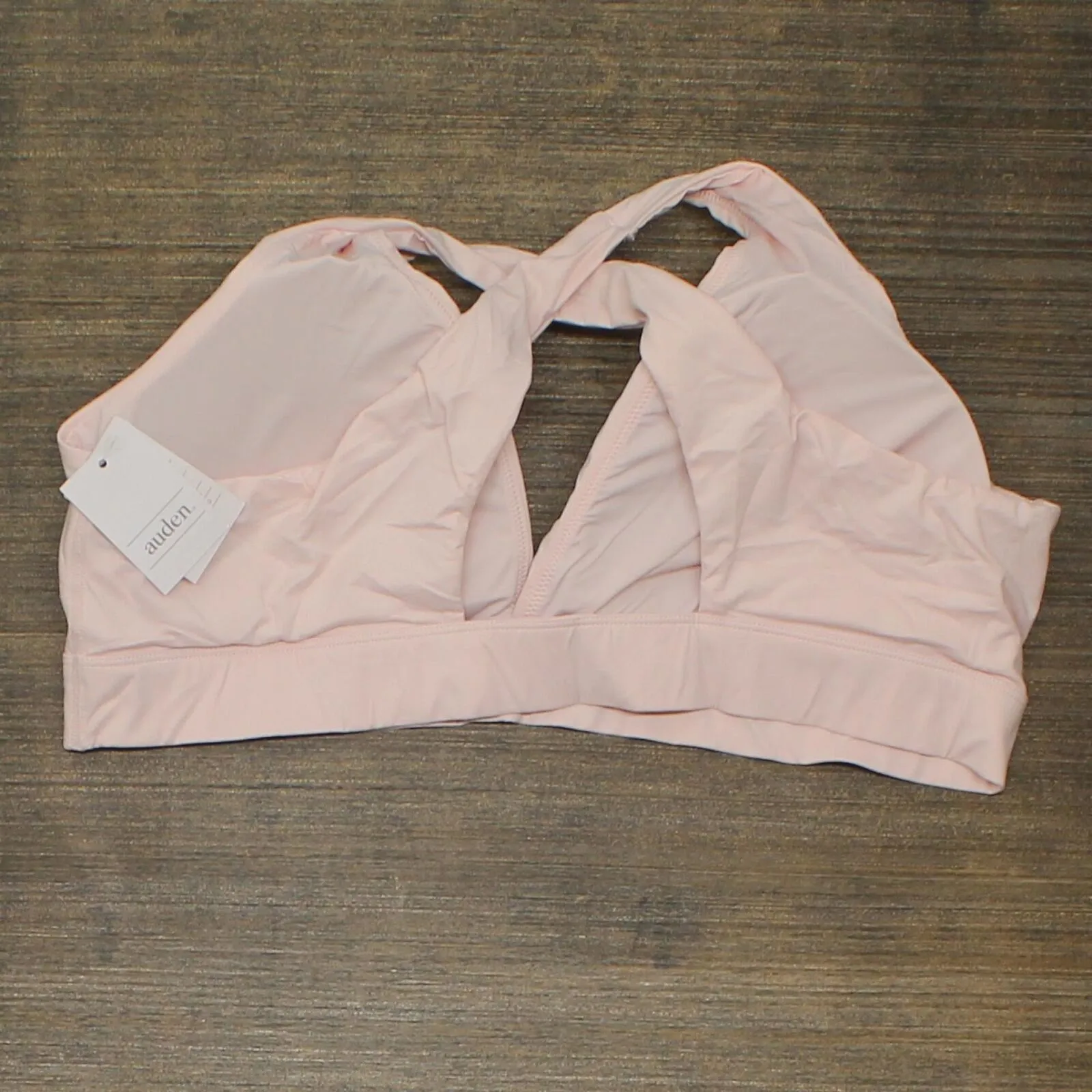 Auden Women's Padded Plunge Bralette 1643463006ed67 Pink 2XL