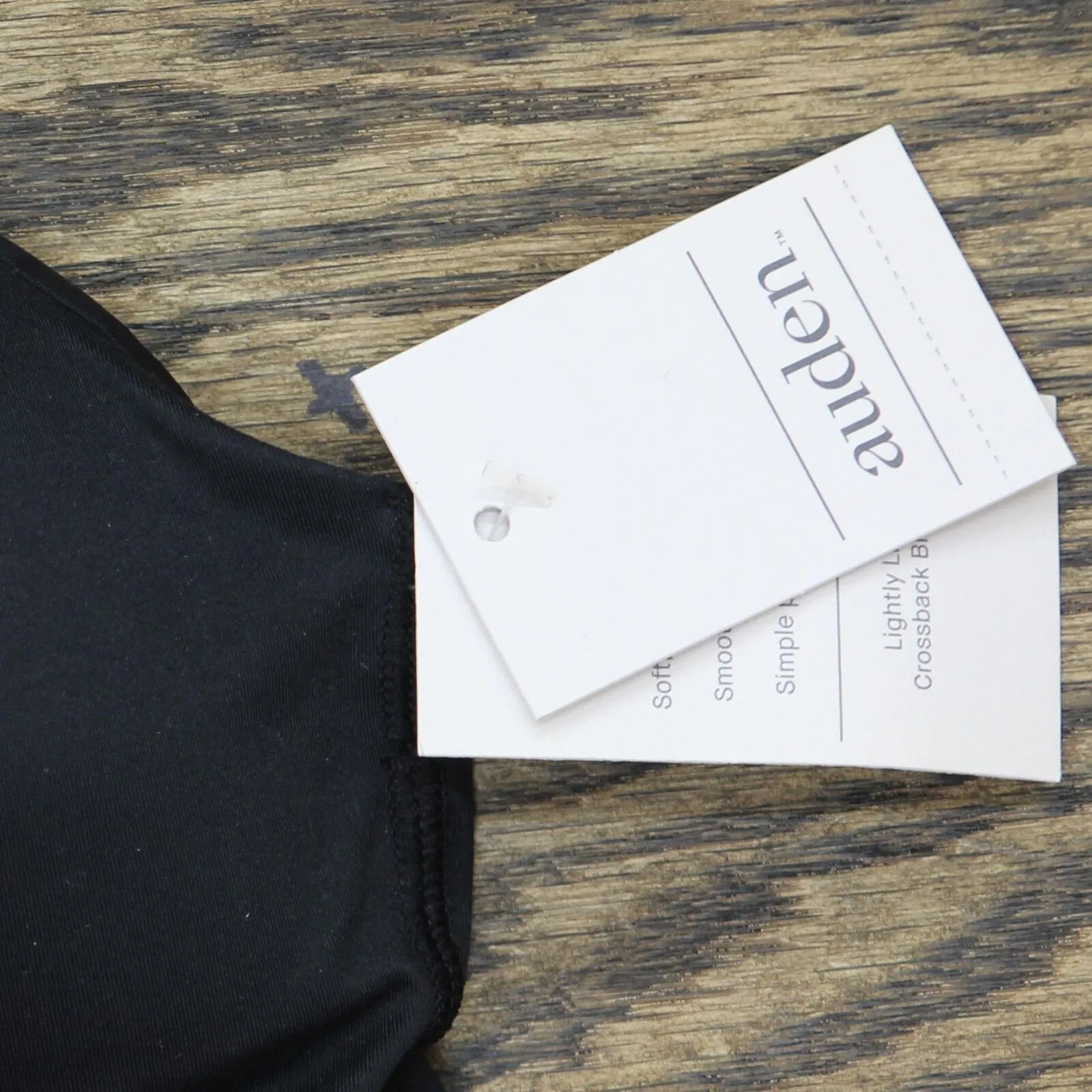 Auden Women's Padded Plunge Bralette Black S