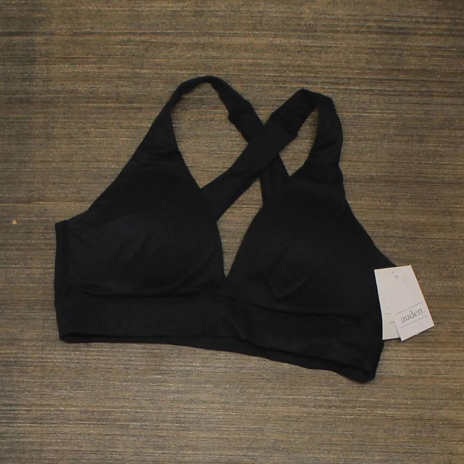 Auden Women's Padded Plunge Bralette Black S