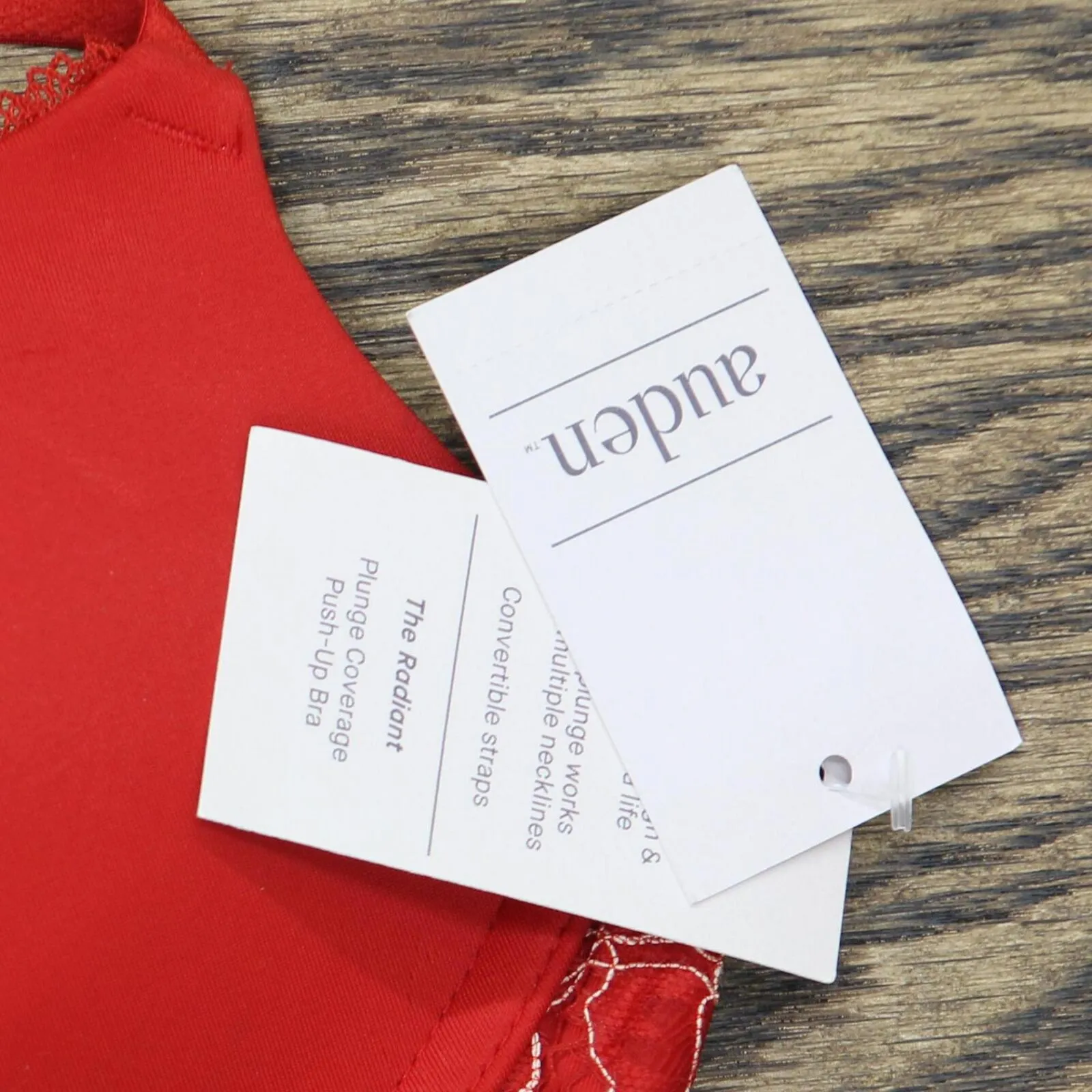 Auden Women's Radiant Plunge Push Up Bra. 552325 552325