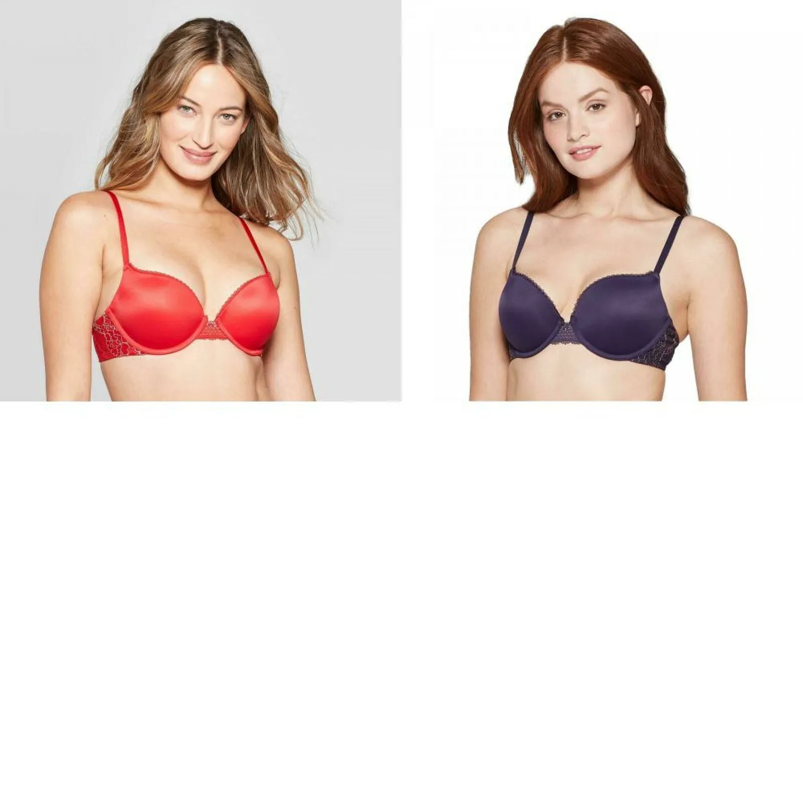 Auden Women's Radiant Plunge Push Up Bra