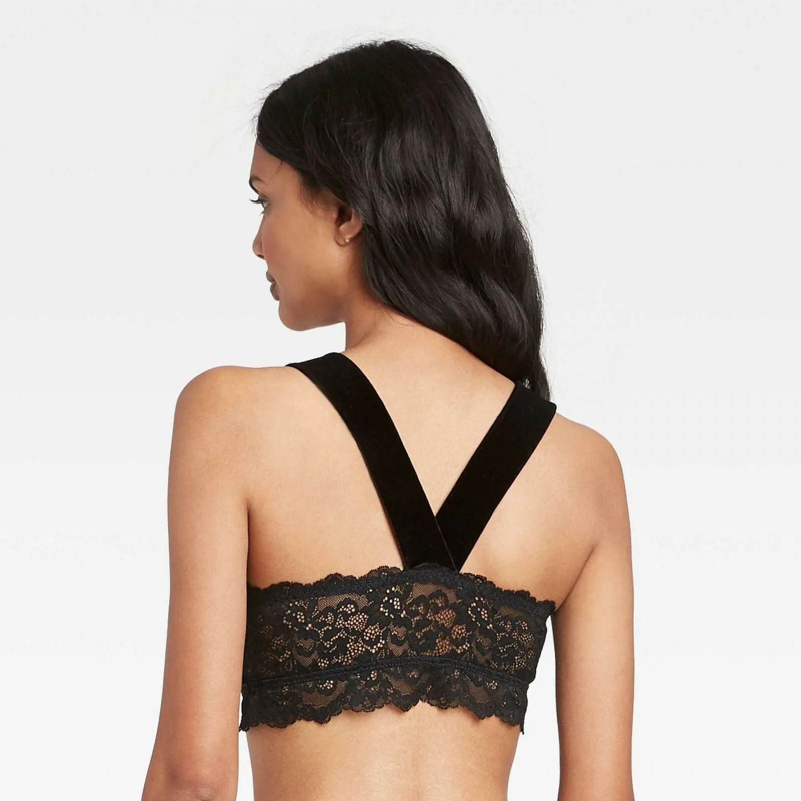 Auden Women's Velvet Plunge Bralette