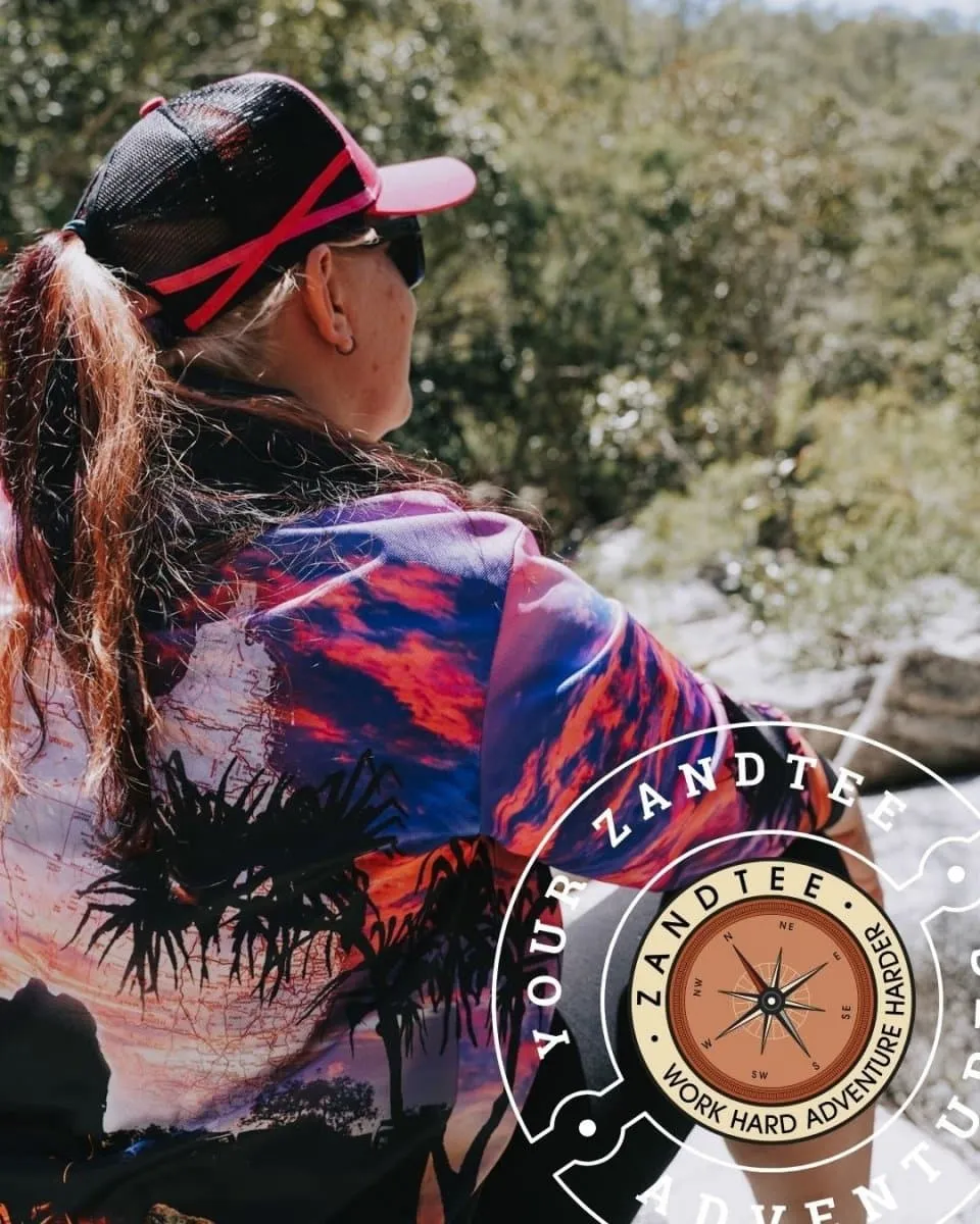 Australian | Camping Pink Fishing Shirt ★Pre-Order★
