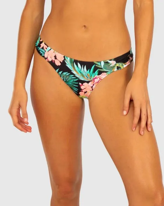 BAKU- WOMEN'S BERMUDA FLORAL HIPSTER SWIM BOTTOM