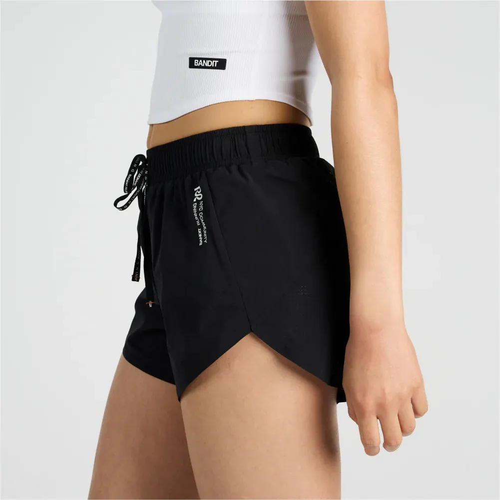 Bandit Running Vento 4" Women's Training Short - Black