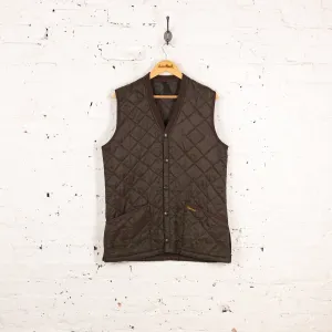 Barbour Liddesdale Quilted Gilet Jacket - Brown - M