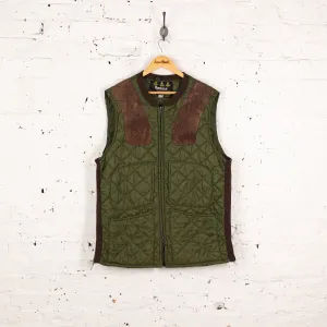 Barbour Quilted Bodywarmer Gilet Jacket - Green - L