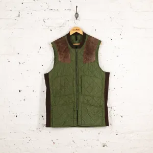 Barbour Quilted Gilet Bodywarmer Jacket - Green - XL