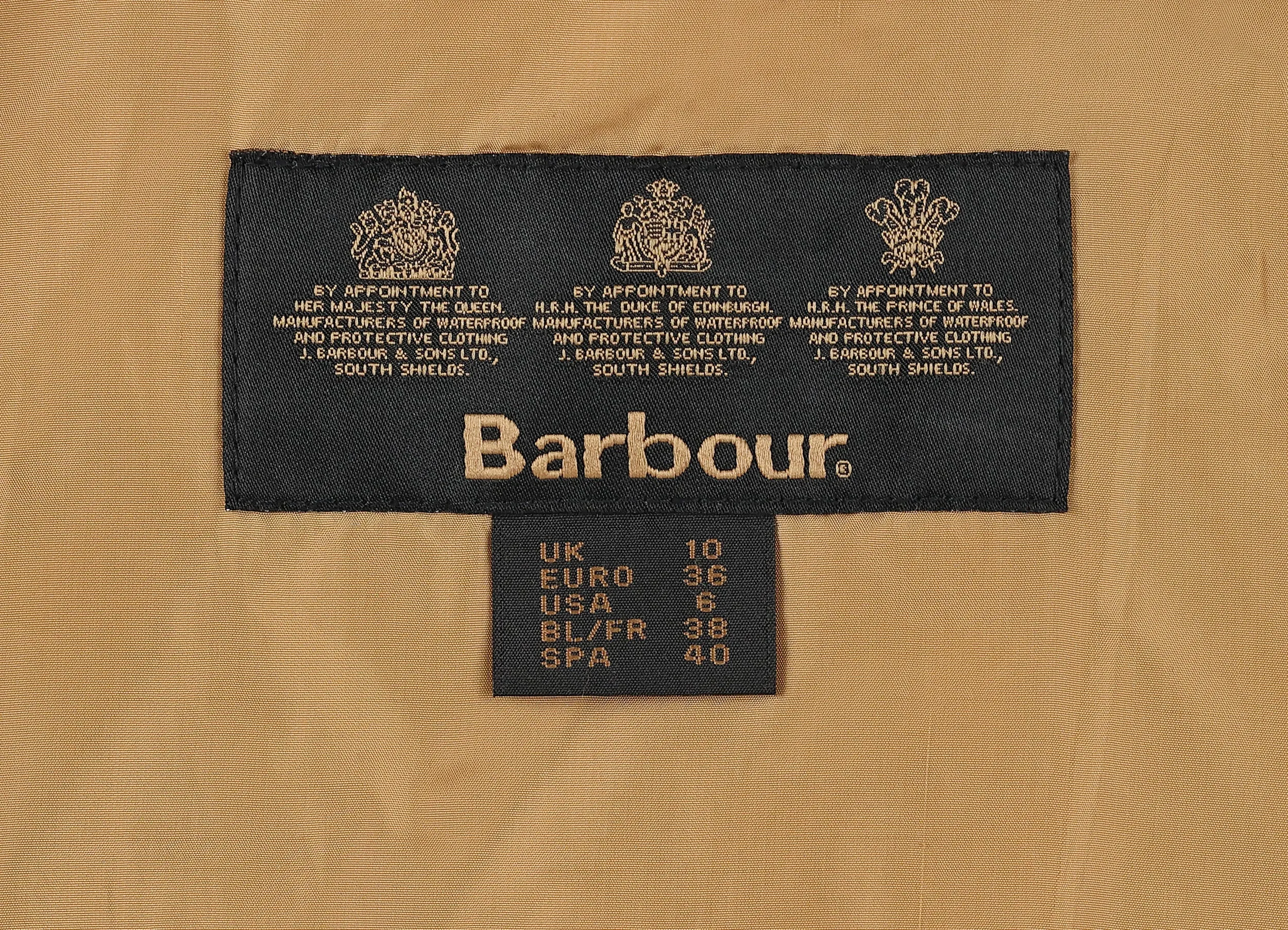 Barbour Shaped Quilt Jacket - Gold - Women's M