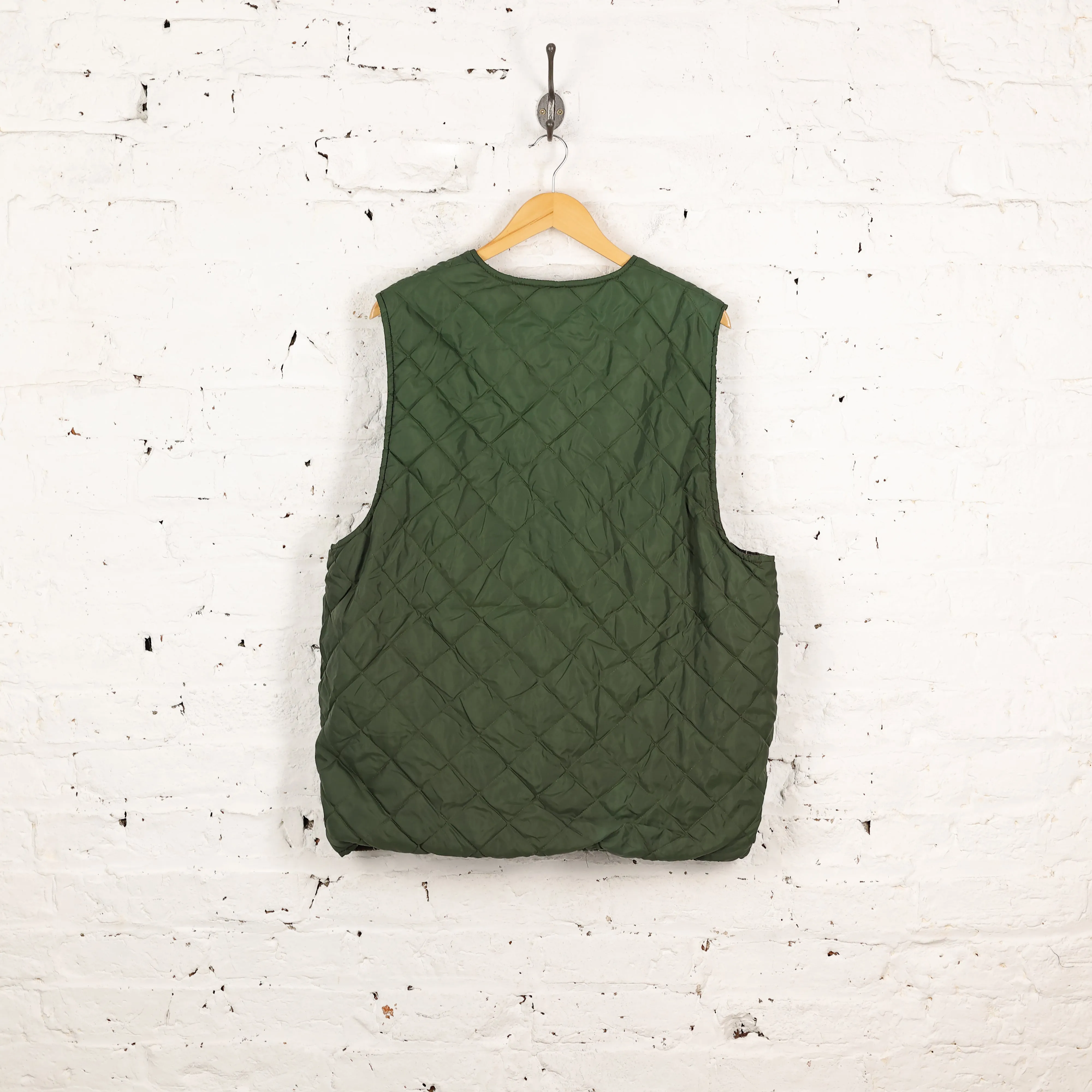 Barbour Sleeveless Quilted Gilet Jacket - Green - L
