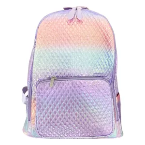 Bari Lynn Lavender Ombre Quilted Ombre Backpack